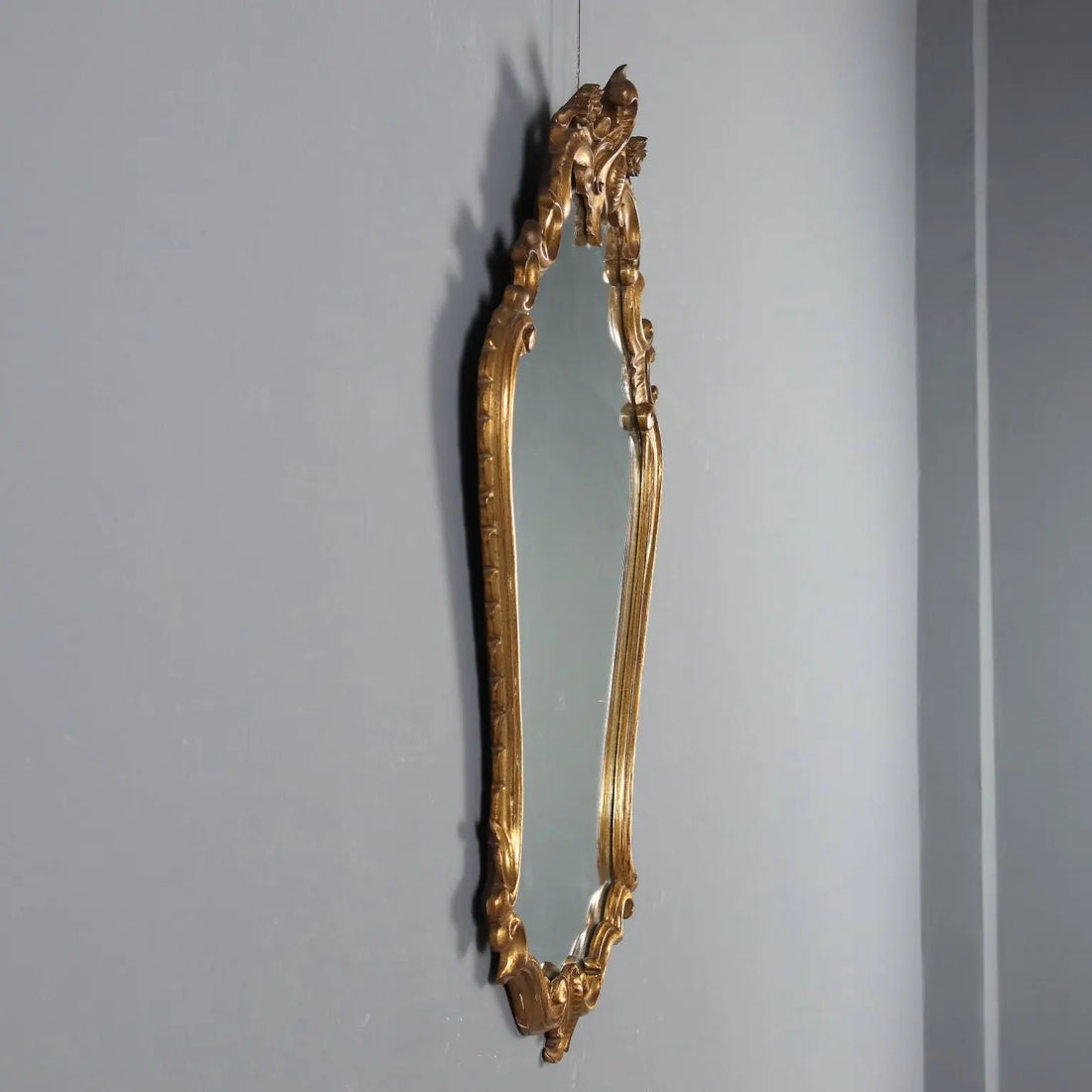 Antique Mirror Carved Gilded Wood Italy Early XX Century - Italy, Early XX Century | Antiques | Mirrors & Frames