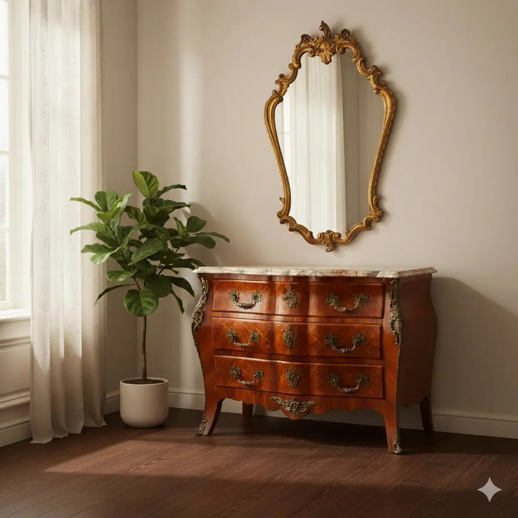 Antique Mirror Carved Gilded Wood Italy Early XX Century - Italy, Early XX Century | Antiques | Mirrors & Frames