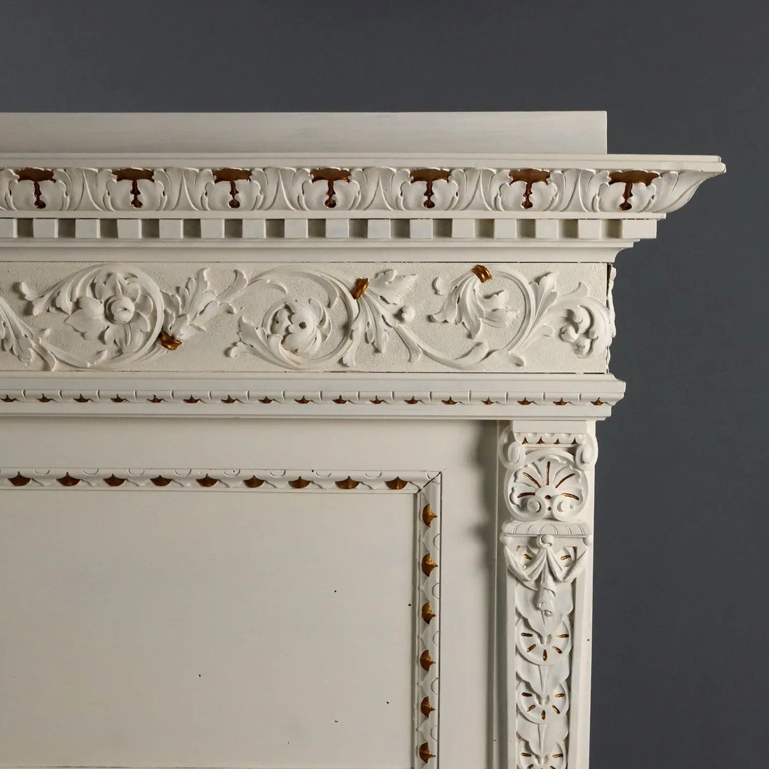 Poplar Bed in Neo-Renaissance Style - Mid 20th Century