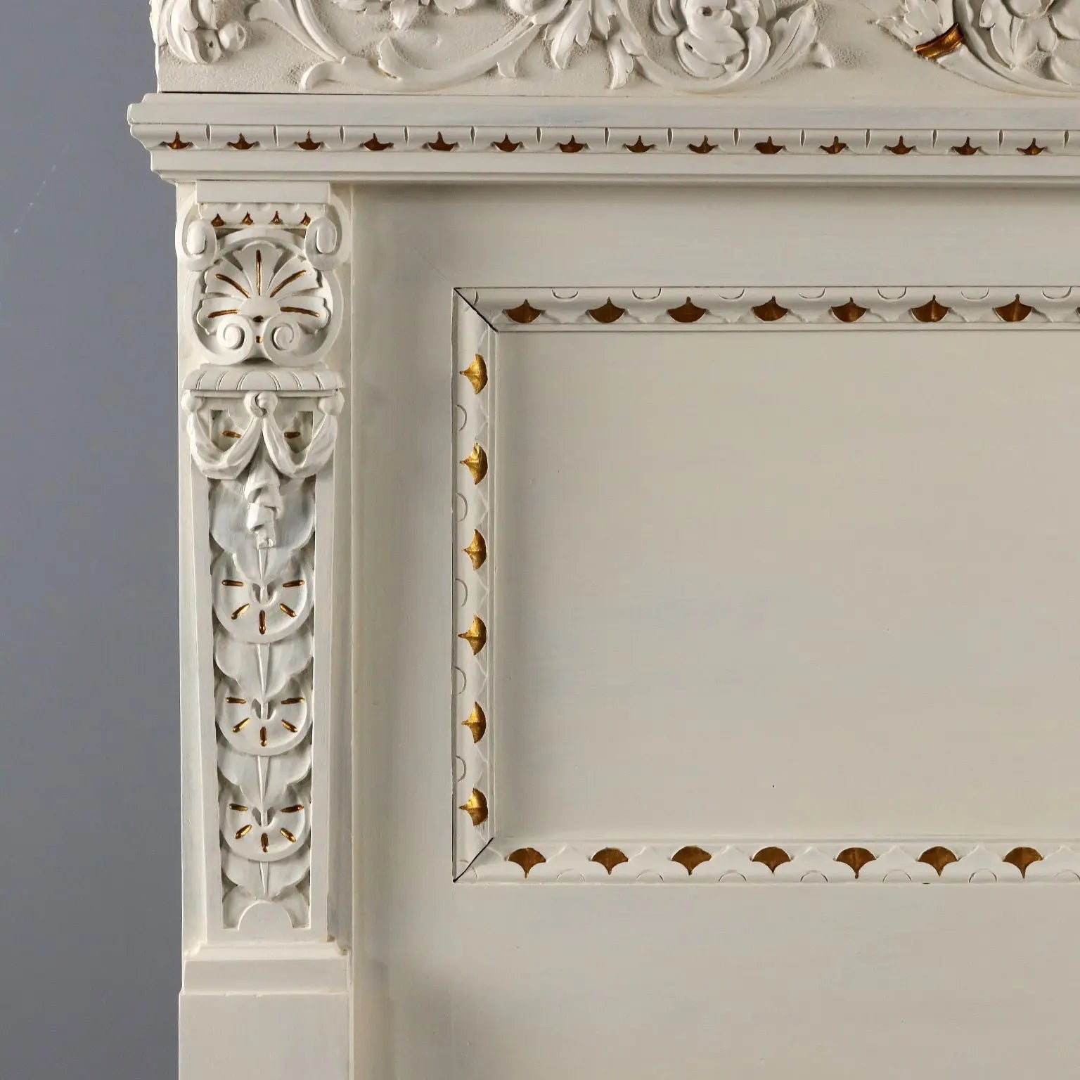 Poplar Bed in Neo-Renaissance Style - Mid 20th Century
