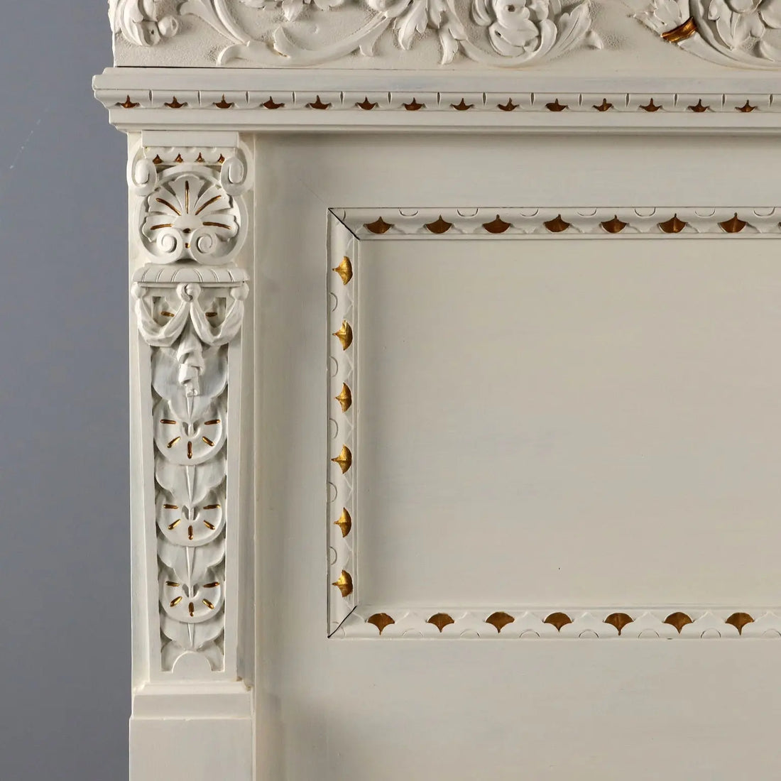 Poplar Bed in Neo-Renaissance Style - Mid 20th Century