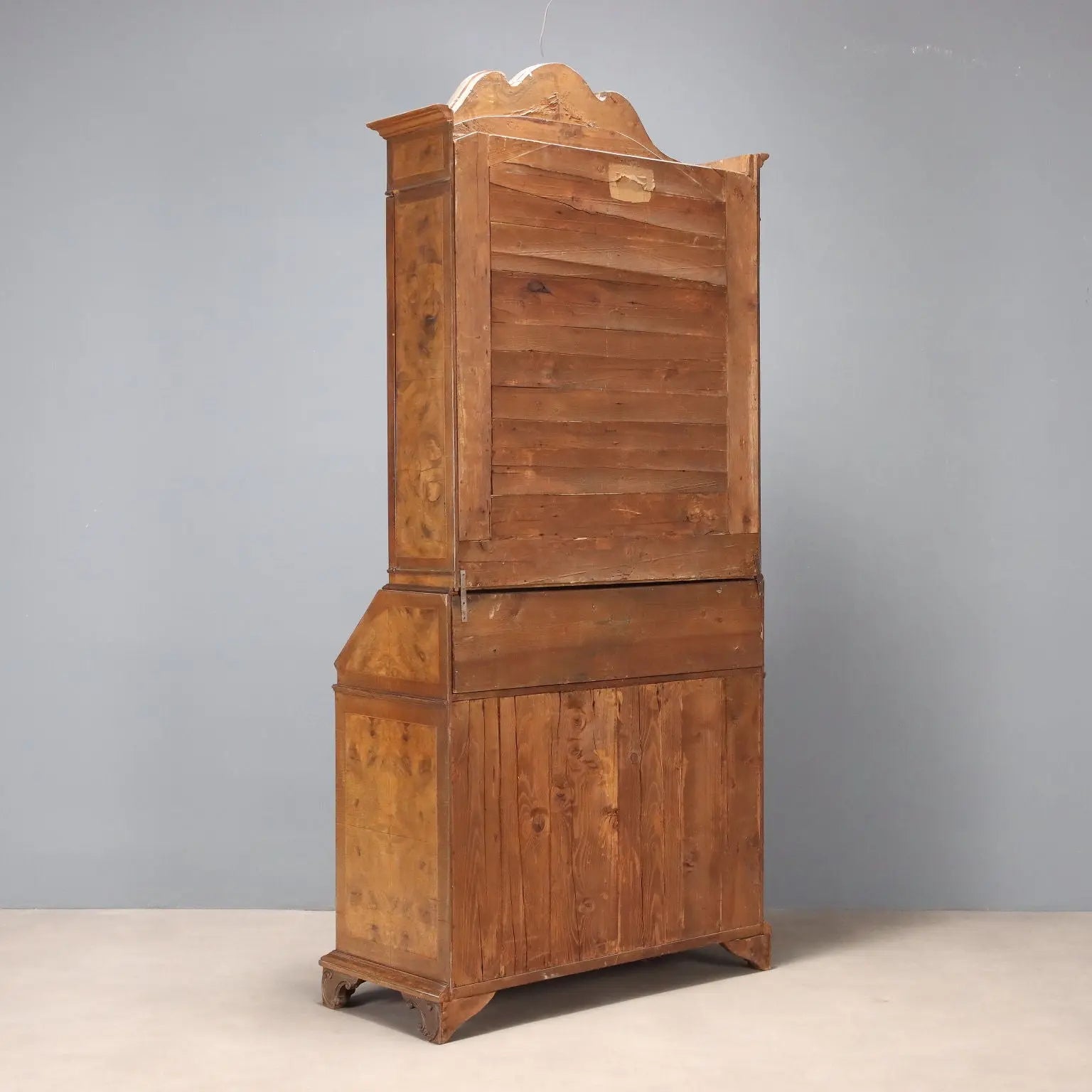 Walnut Style Trumeau - Italy Early 1900s