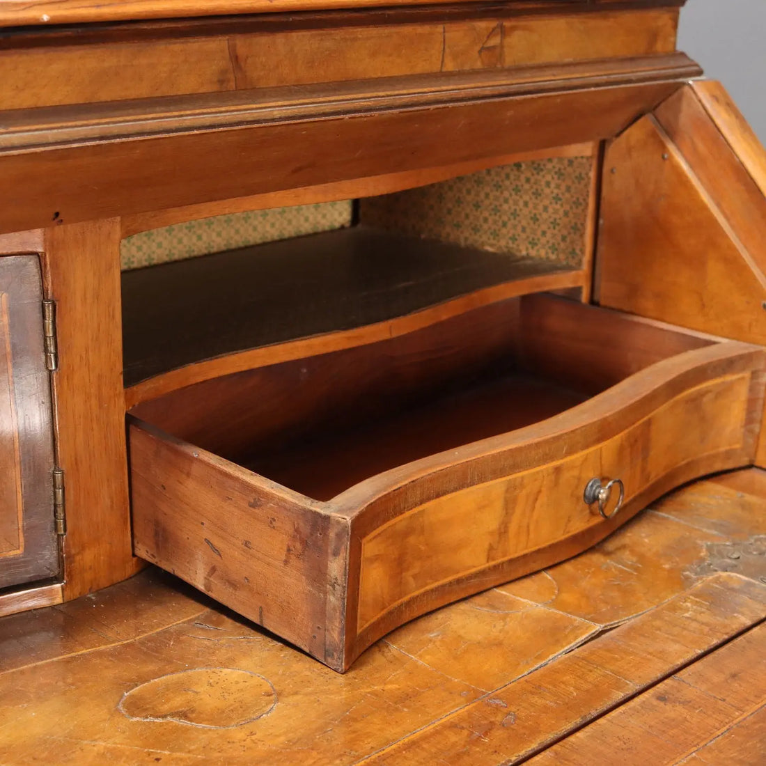 Walnut Style Trumeau - Italy Early 1900s