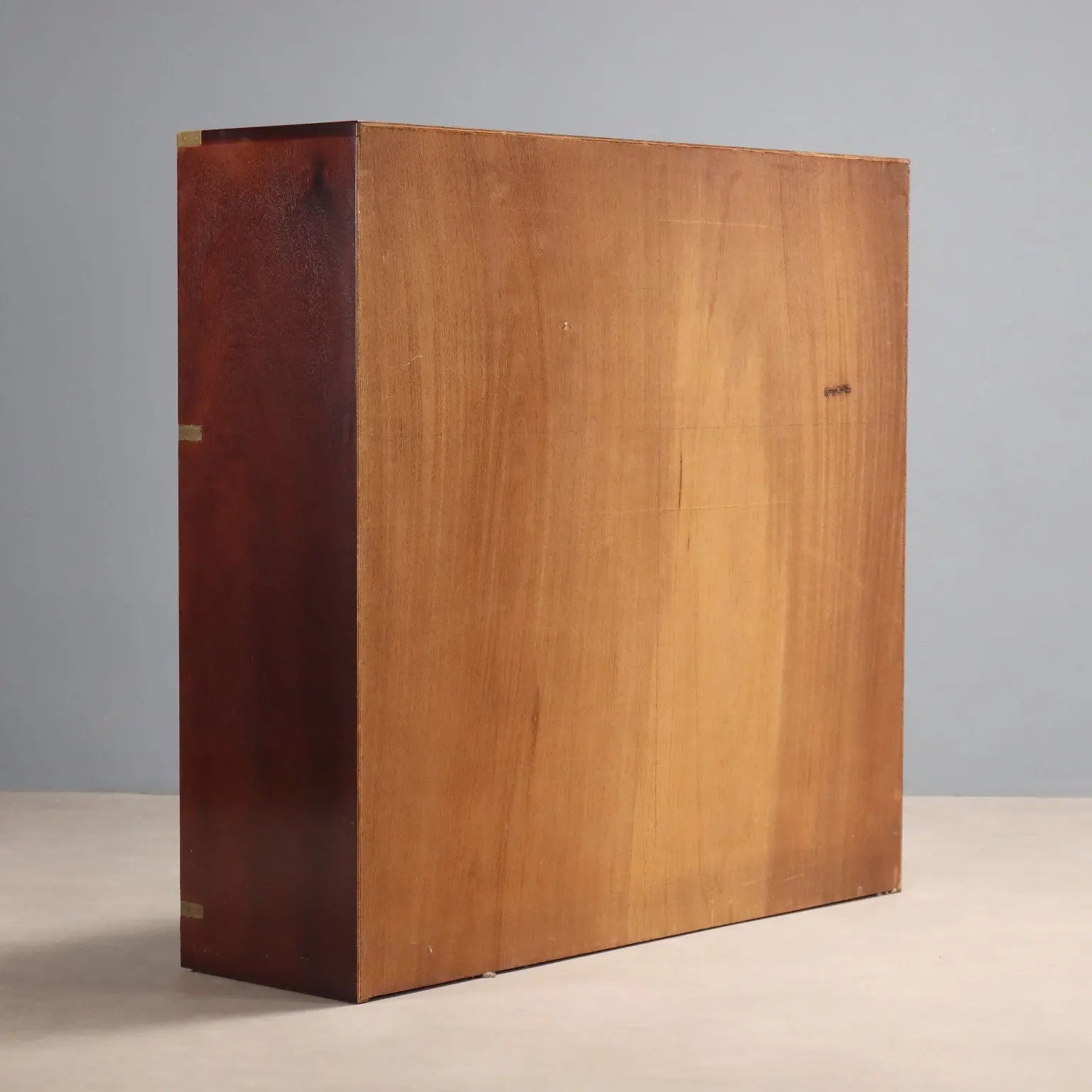 Antique Cupboard Navy Style Mahogany Veneer 2 Drawers XX Century - Italy, XX Century | Antiques | Cupboards