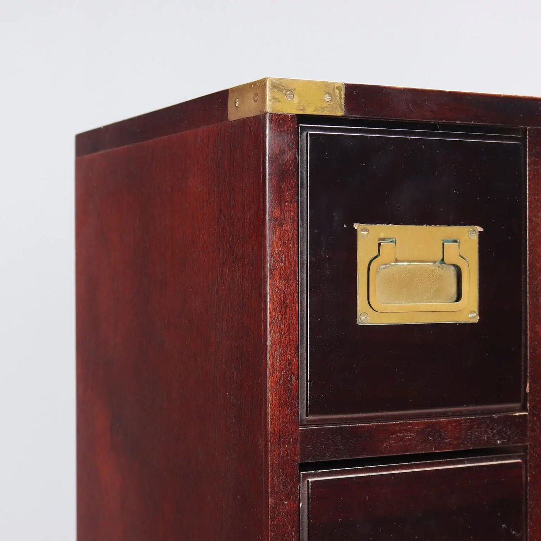 Antique Cupboard Navy Style Mahogany Veneer 2 Drawers XX Century - Italy, XX Century | Antiques | Cupboards