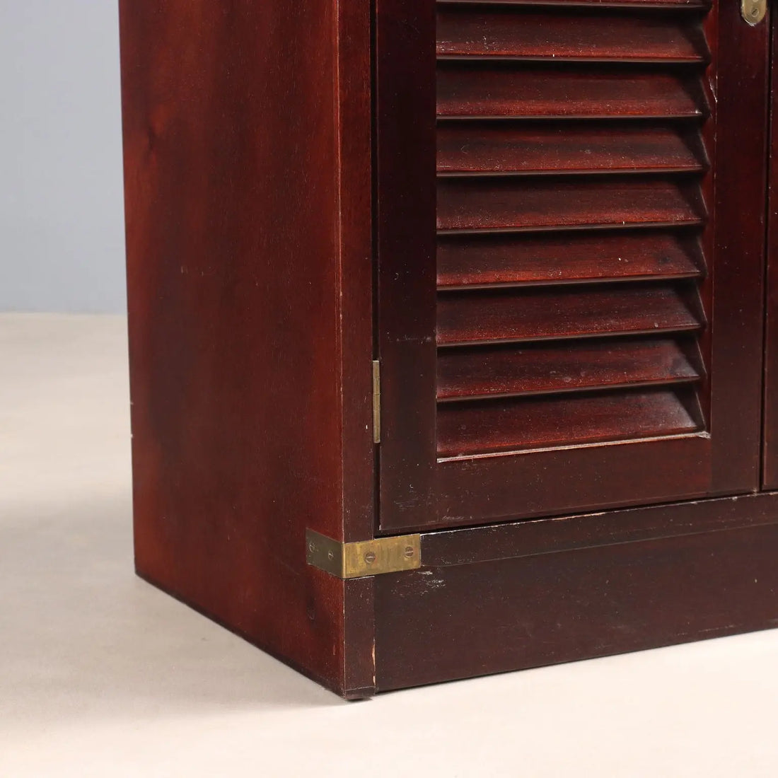 Antique Cupboard Navy Style Mahogany Veneer 2 Drawers XX Century - Italy, XX Century | Antiques | Cupboards