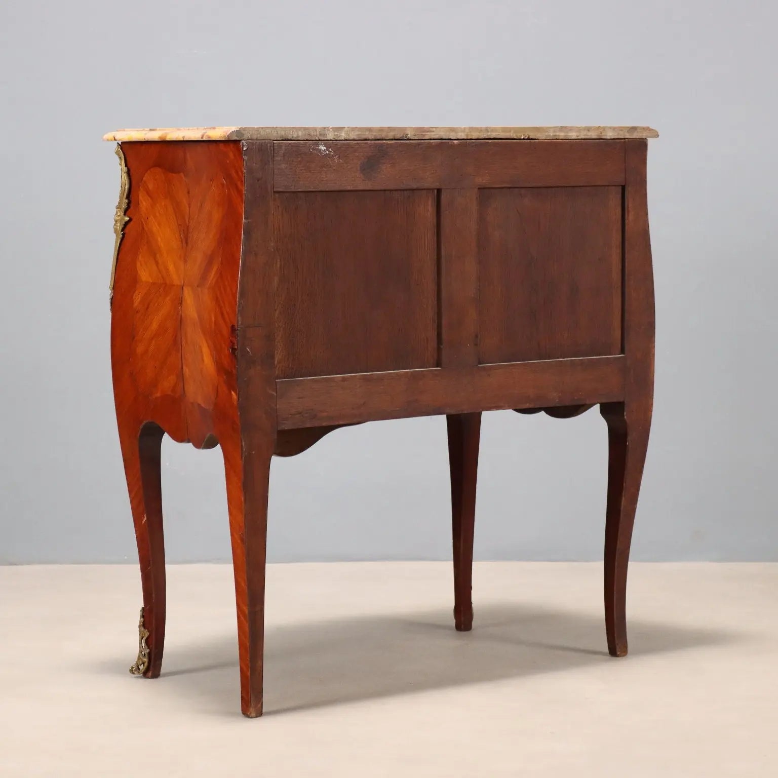 Barocchetto Mahogany Chest with Inlays - 20th Century