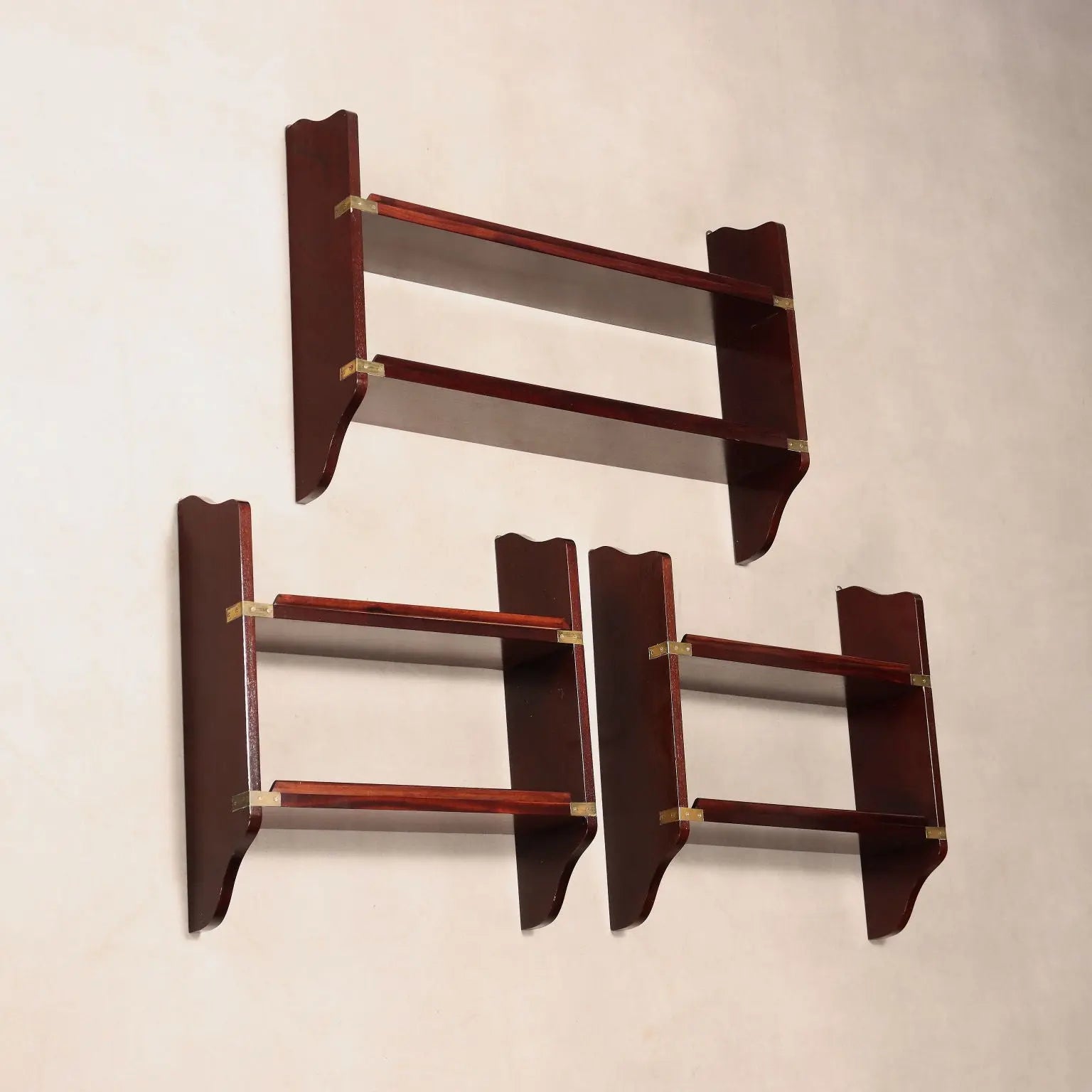 Group of Three Nautical Style Shelves - 20th Century