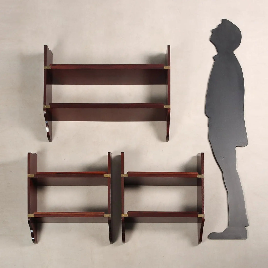 Group of Three Nautical Style Shelves - 20th Century