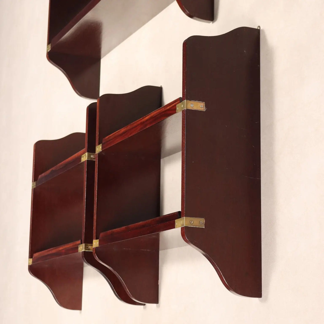Antique Shelves Navy Style Mahogany Veneer Italy XX Century - Italy, XX Century | Antiques | Other Furniture