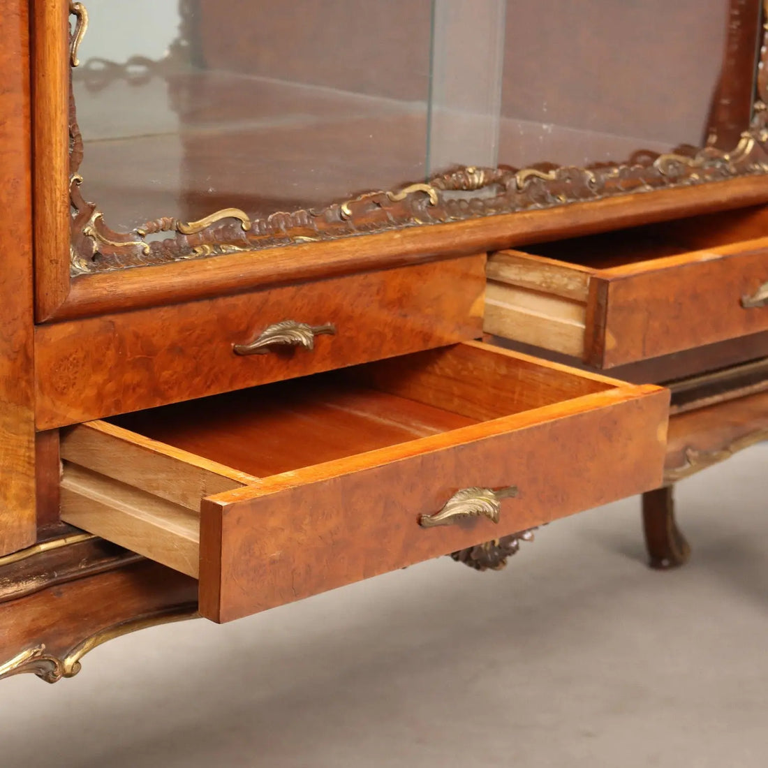 Antique Cupboard Chippendale Style Walnut Italy XX Century - Italy, Early XX Century | Antiques | Bookcases & Showcases