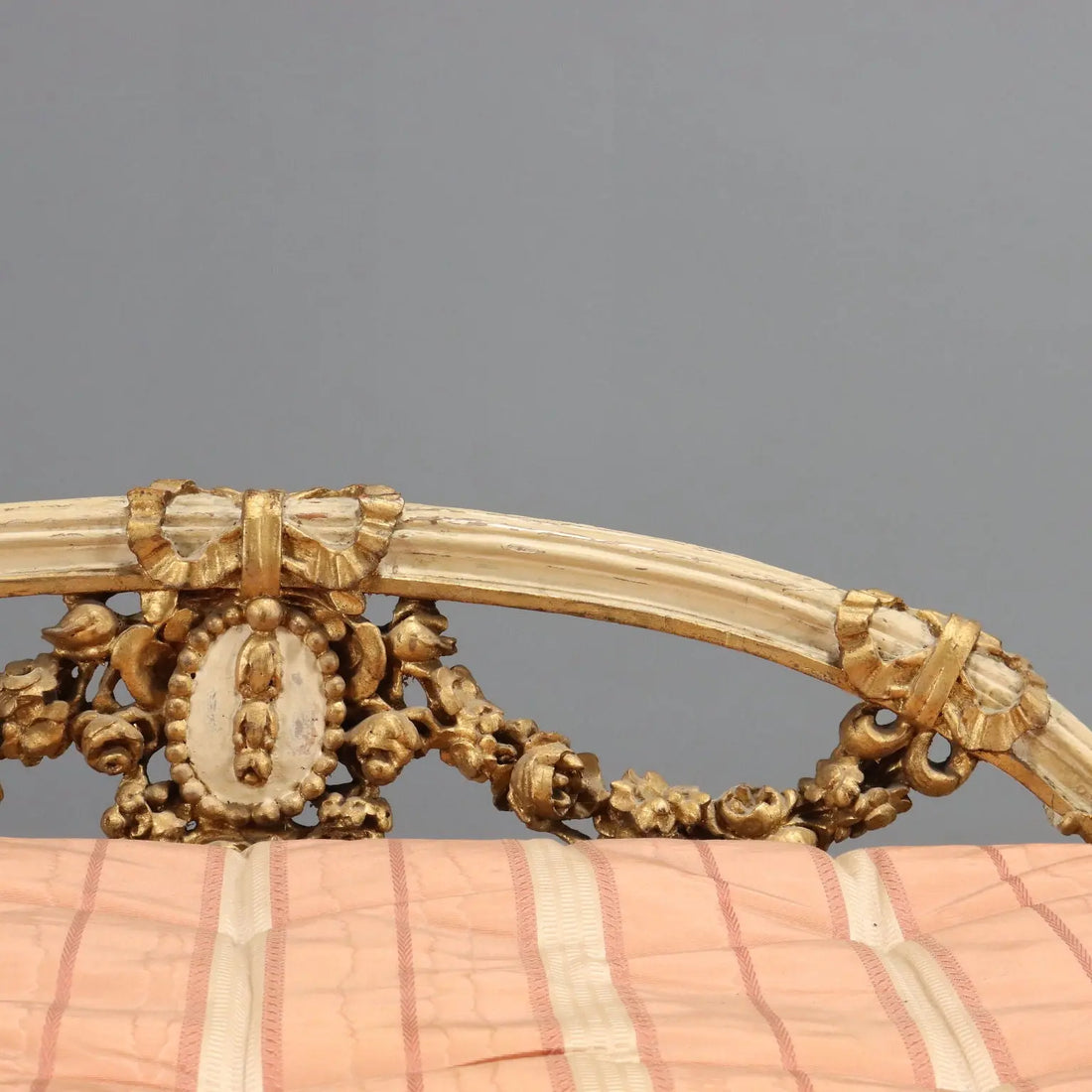 Antique Bench Neoclassical Style Lacquered Gilded Wood '800 - Italy, Late XIX Century | Antiques | Seating