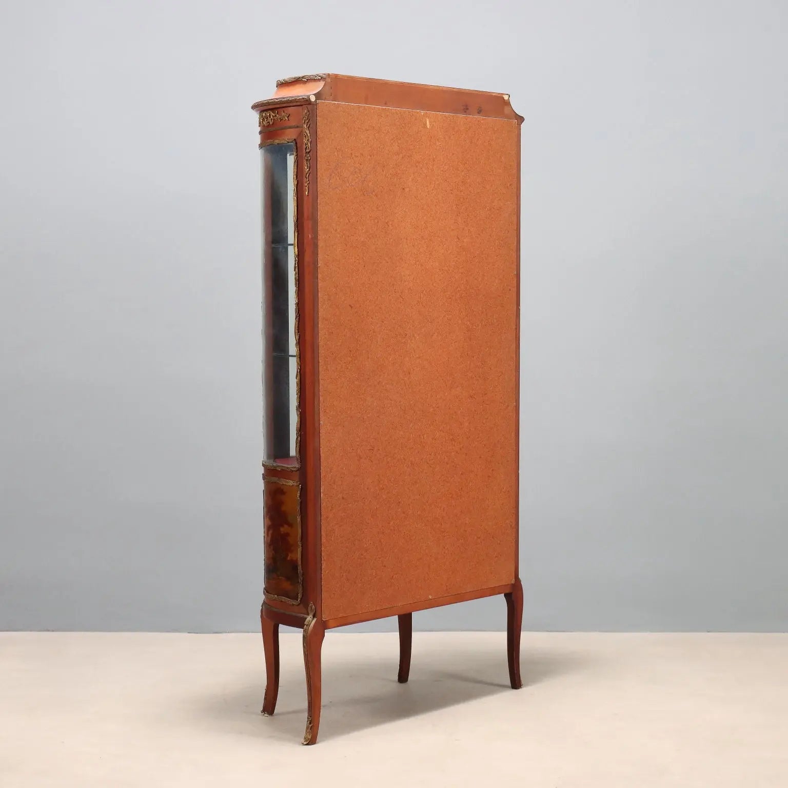Antique Showcase Baroque Style Mahogany Bronze Italy XX Century - Italy, XX Century | Antiques | Bookcases & Showcases