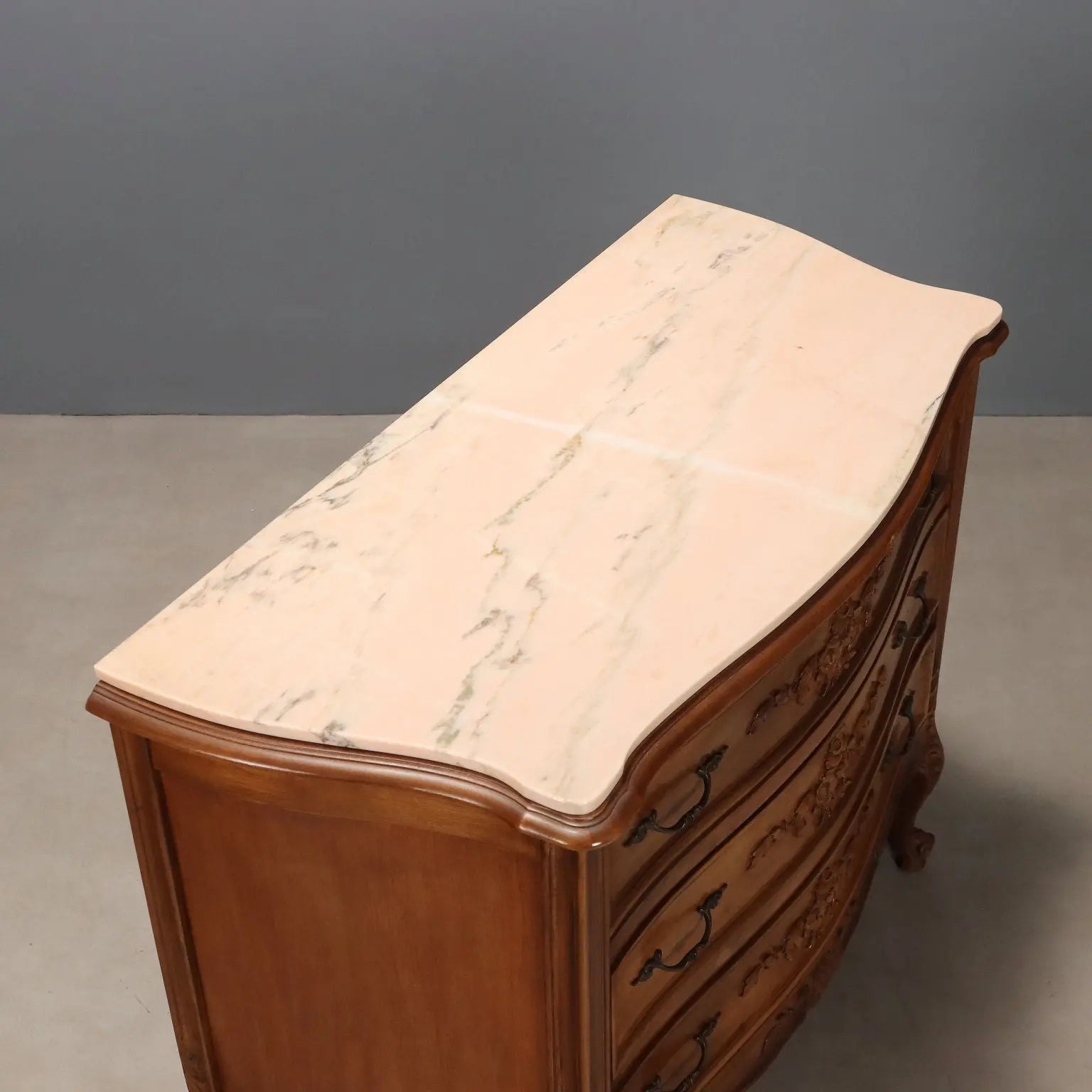 Antique Chest of Drawers Baroque Style Walnut 3 Drawers XX Century - Italy, XX Century | Antiques | Chest of Drawers & Commodes