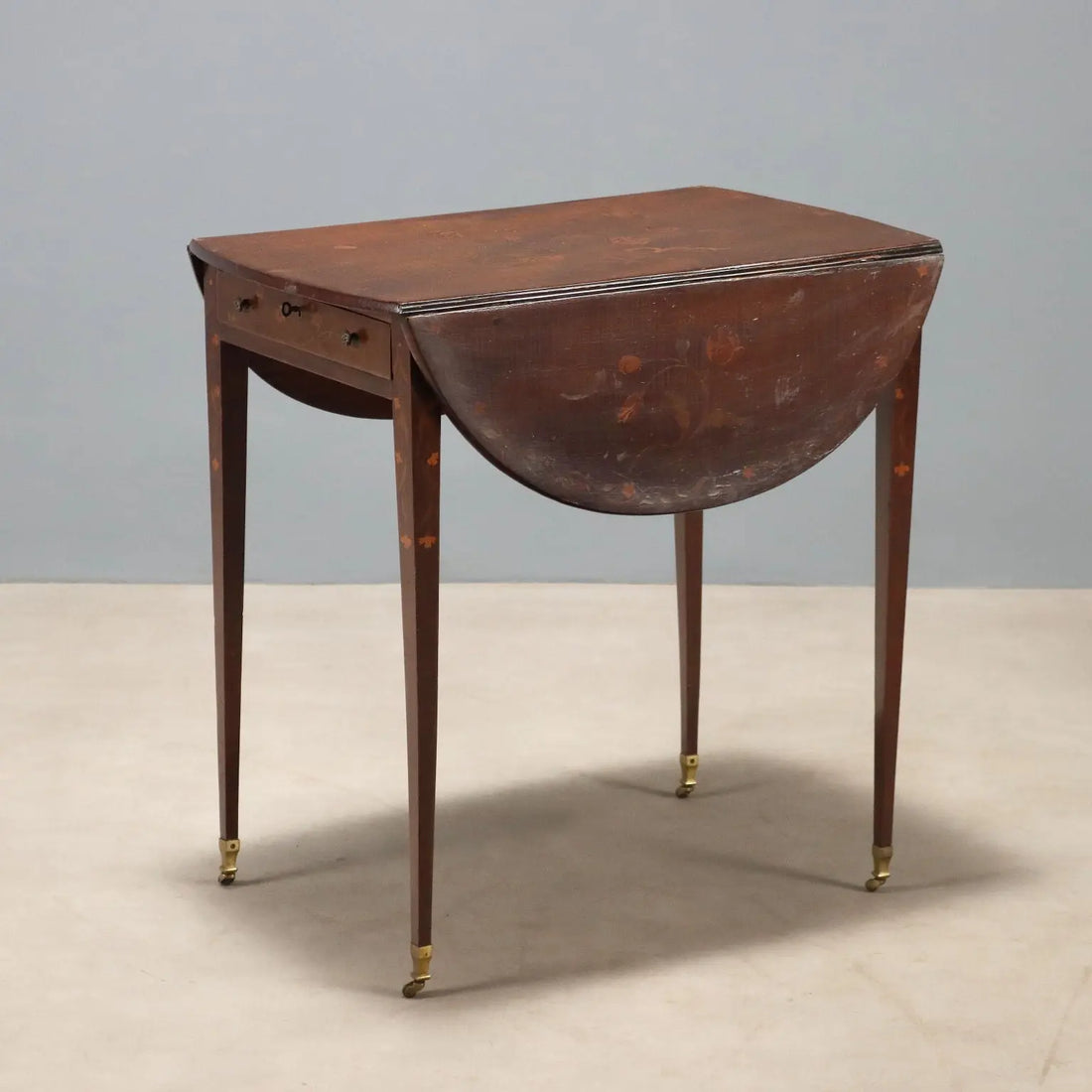 Small Antique Table Mahogany Inlays United Kingdom XIX Century - England, Late XIX Century | Antiques | Side & Coffee Tables