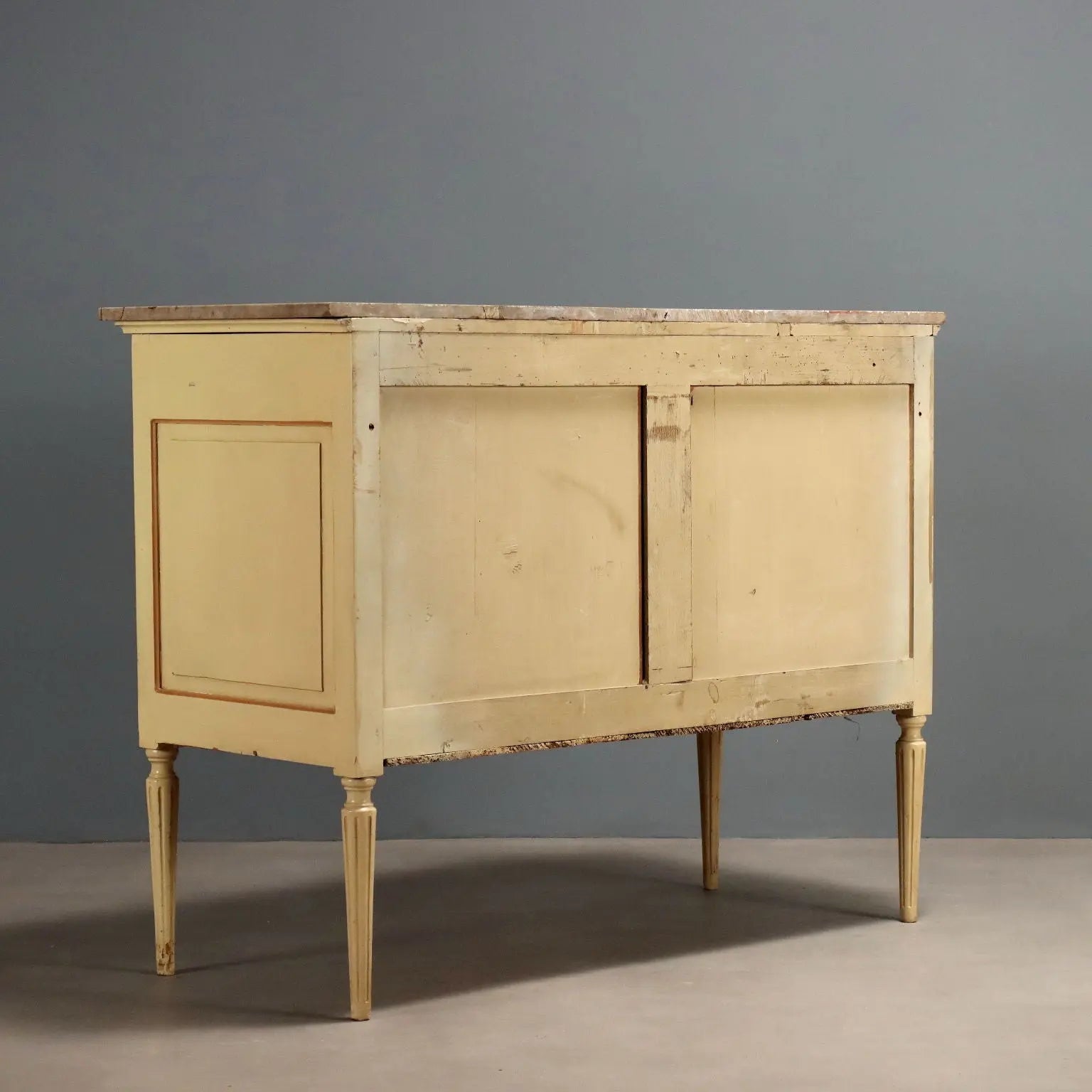 Antique Chest of Drawers Neoclassical Style Lacquered Wood '900