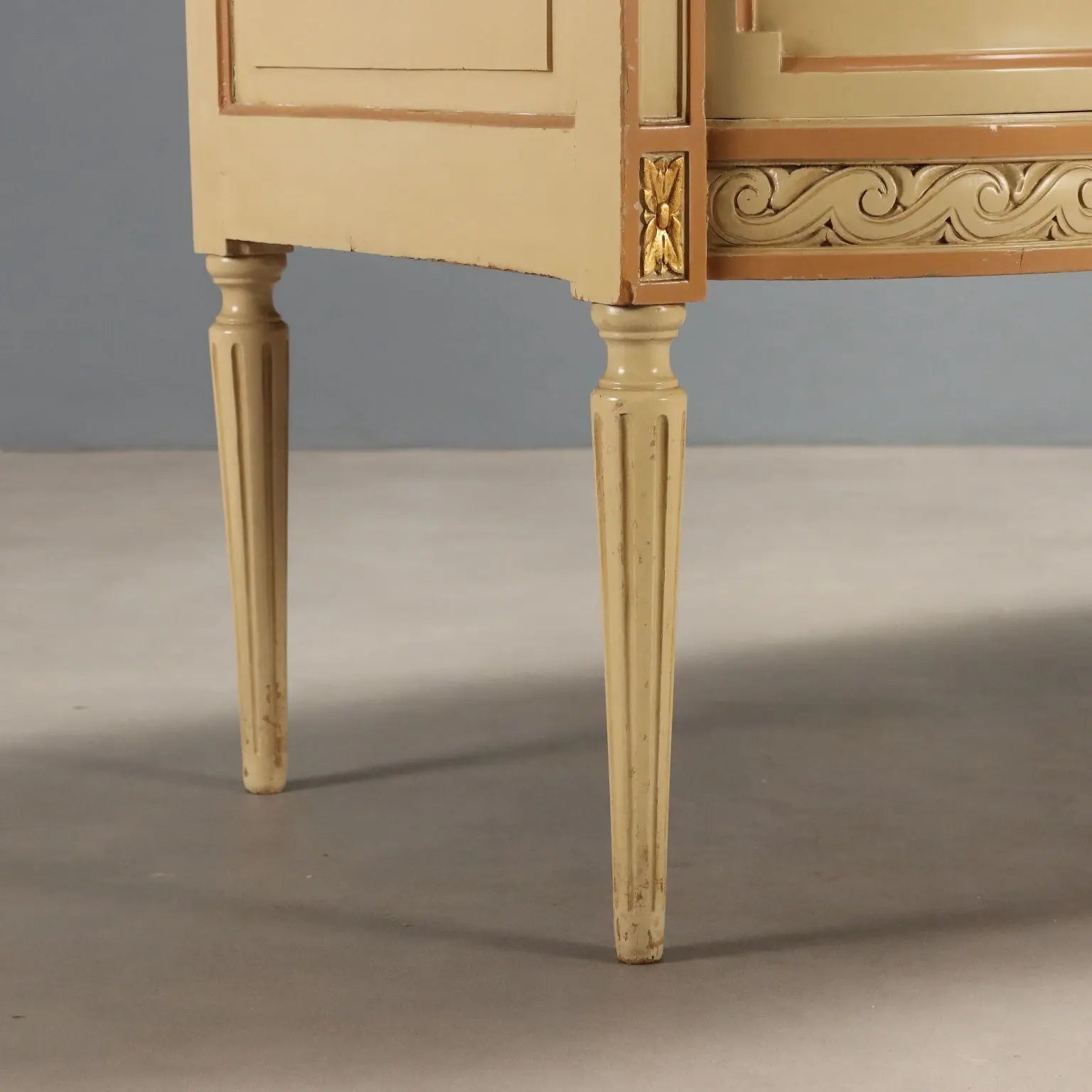 Antique Chest of Drawers Neoclassical Style Lacquered Wood '900