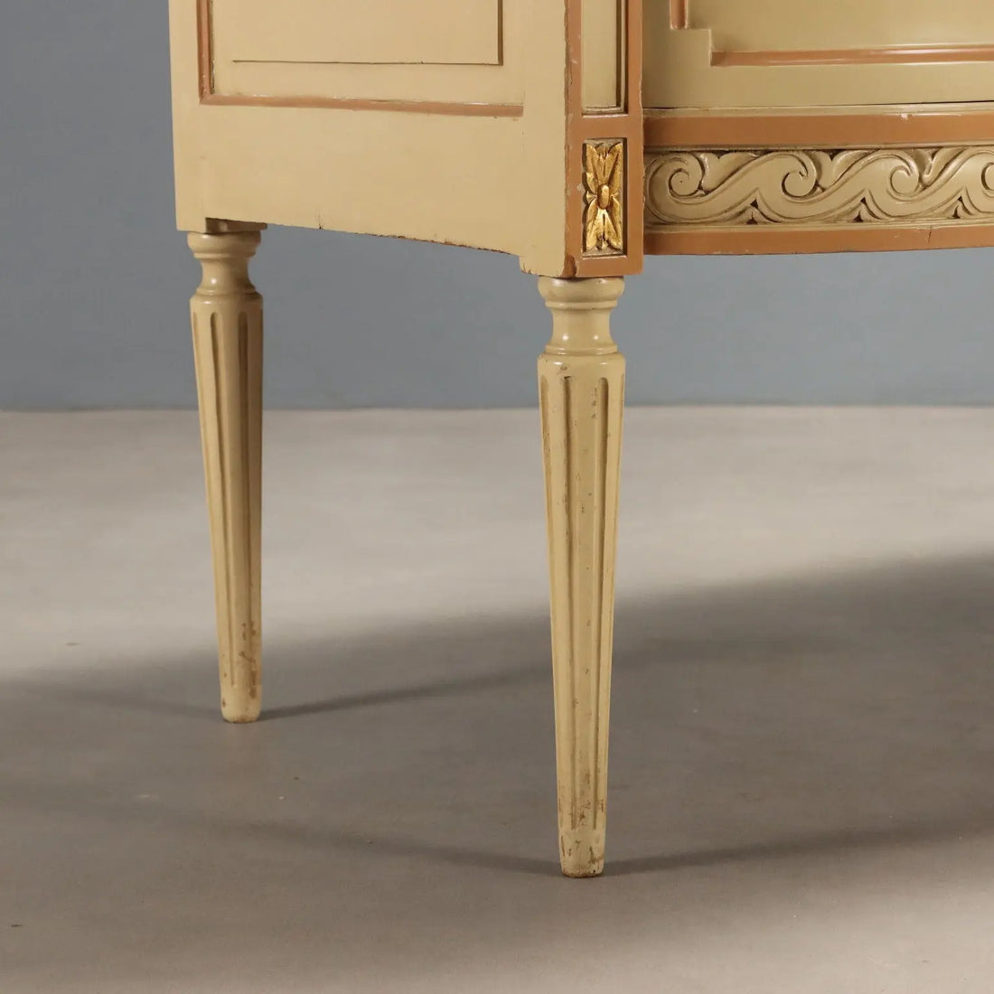 Antique Chest of Drawers Neoclassical Style Lacquered Wood '900