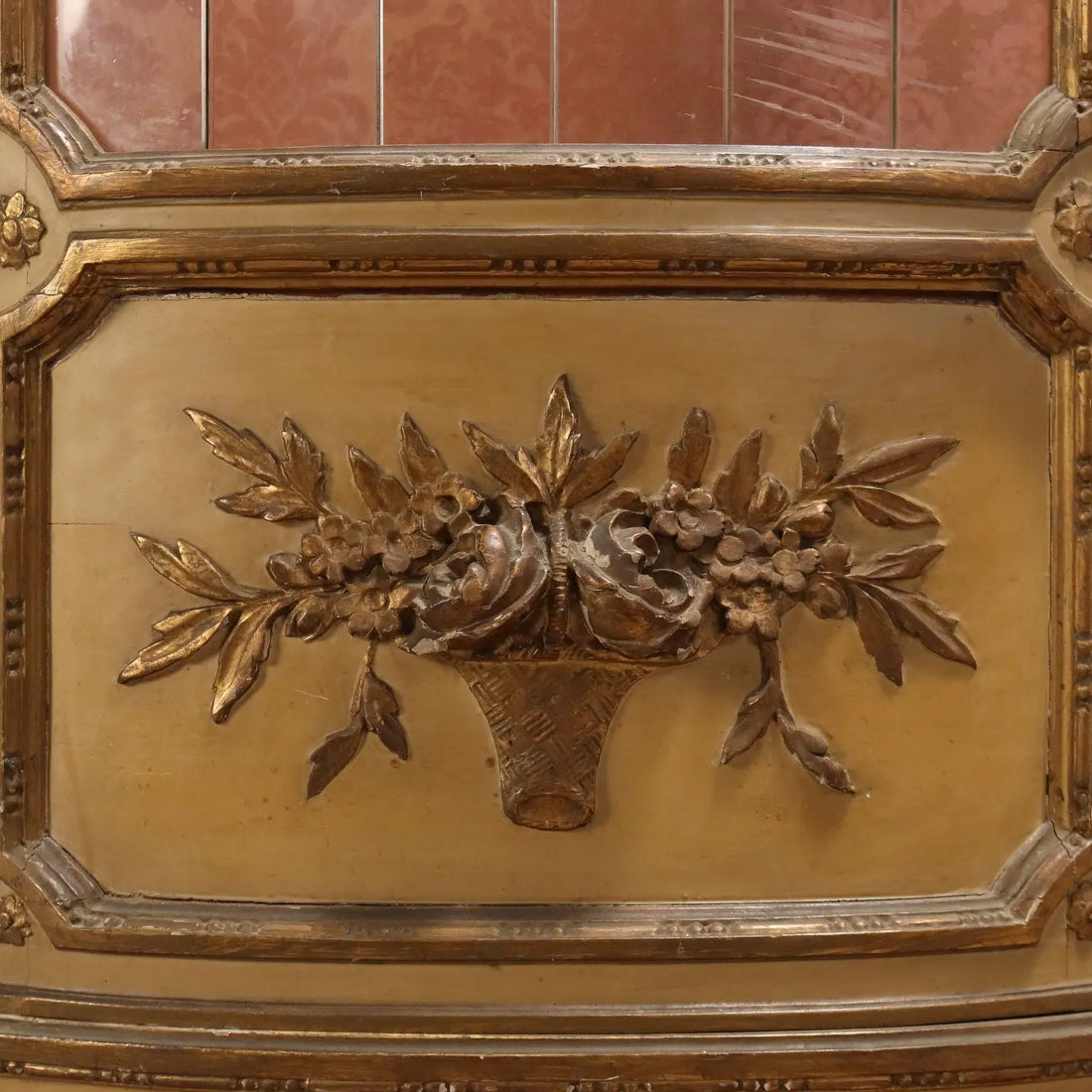 Antique Showcase Neoclassical Style Carved Wood XIX Century