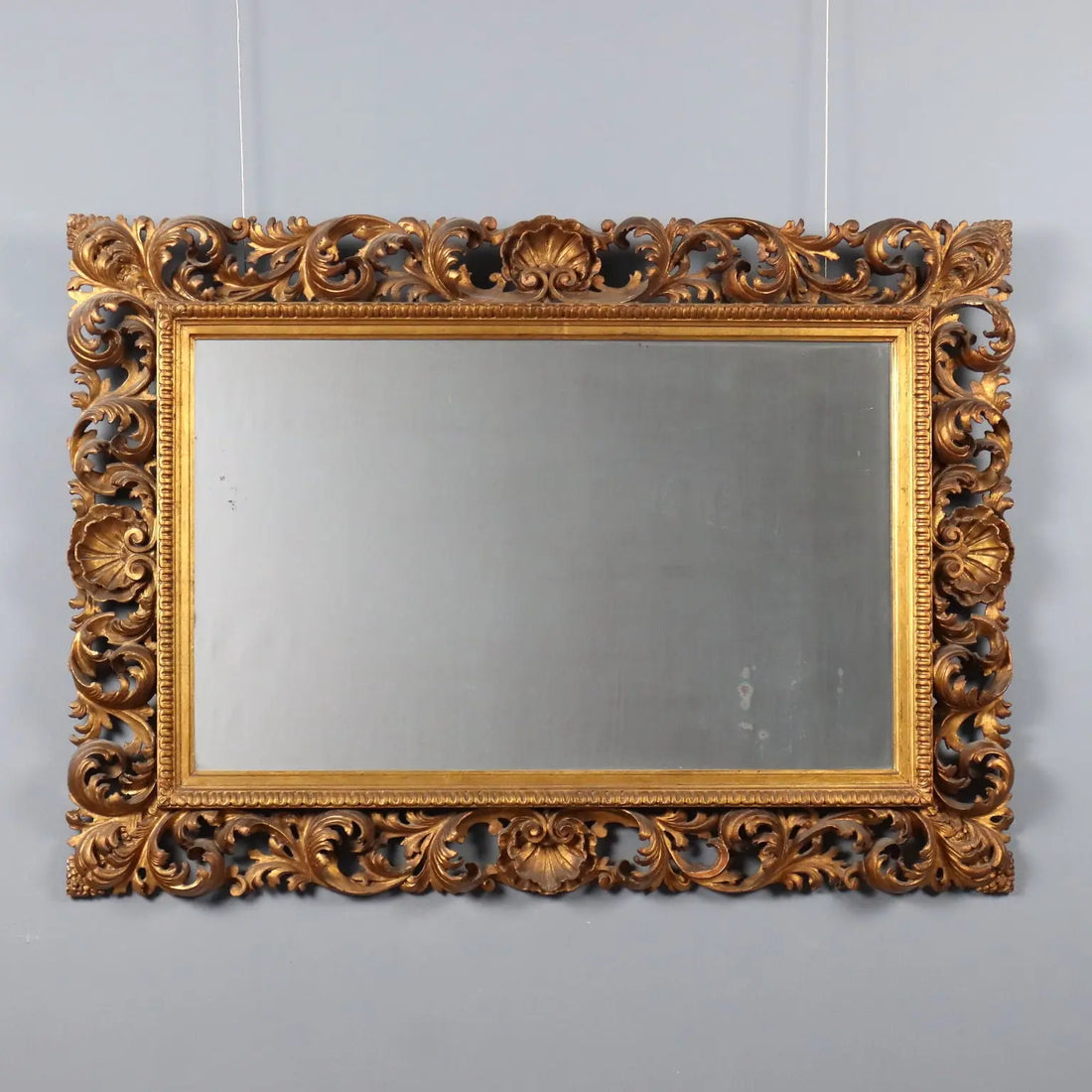 Antique Baroque Frame Carved Wood Italy XX Century