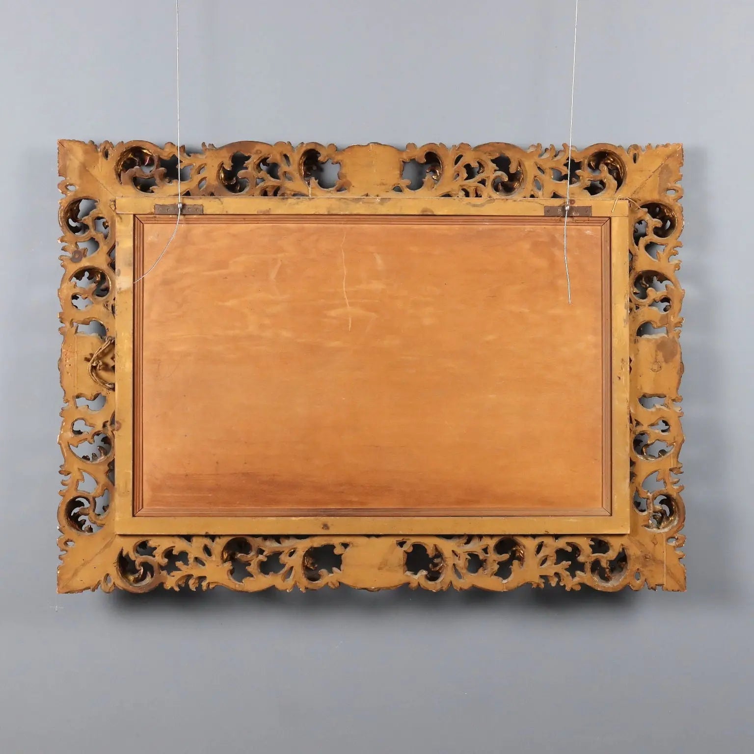 Antique Baroque Frame Carved Wood Italy XX Century