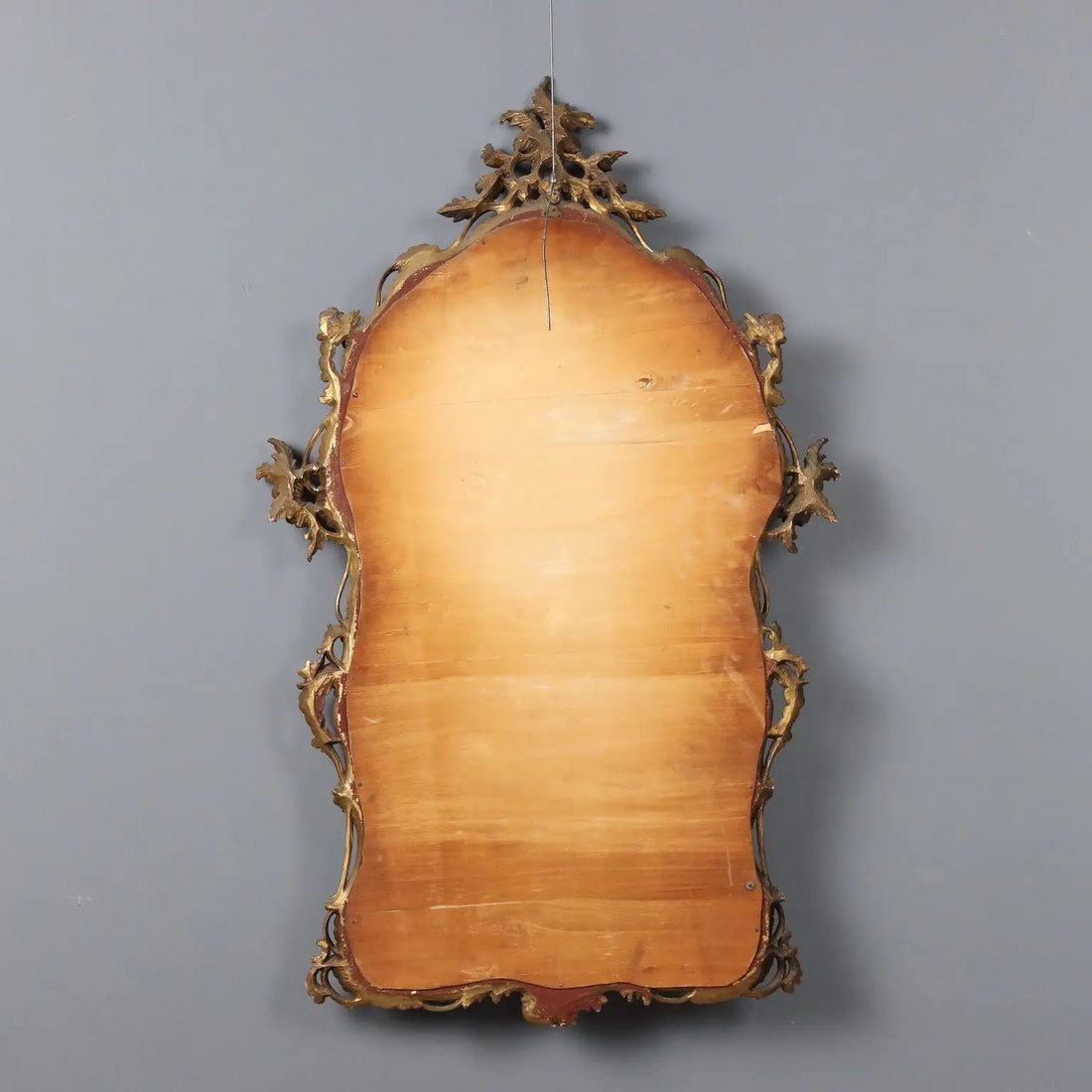 Antique Mirror Baroque Style Gilded Wood XX Century