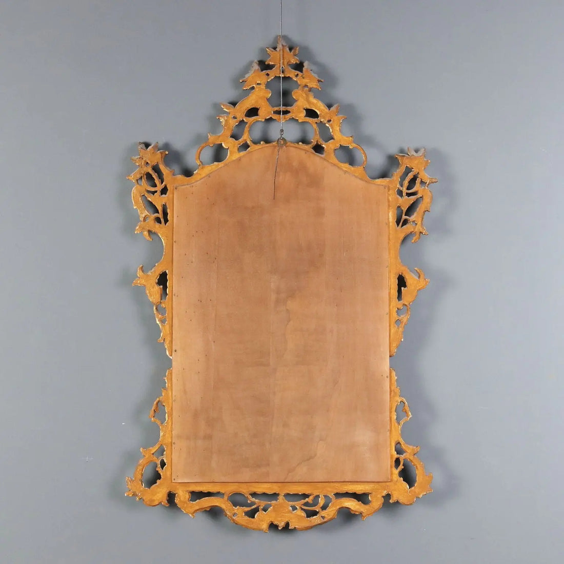 Antique Baroque Mirror Carved Gilded Wood Italy XX Century