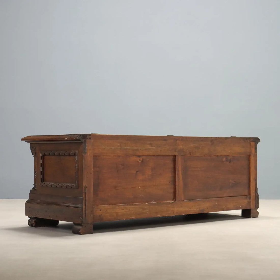 Carved Walnut Chest - Italy 1950s
