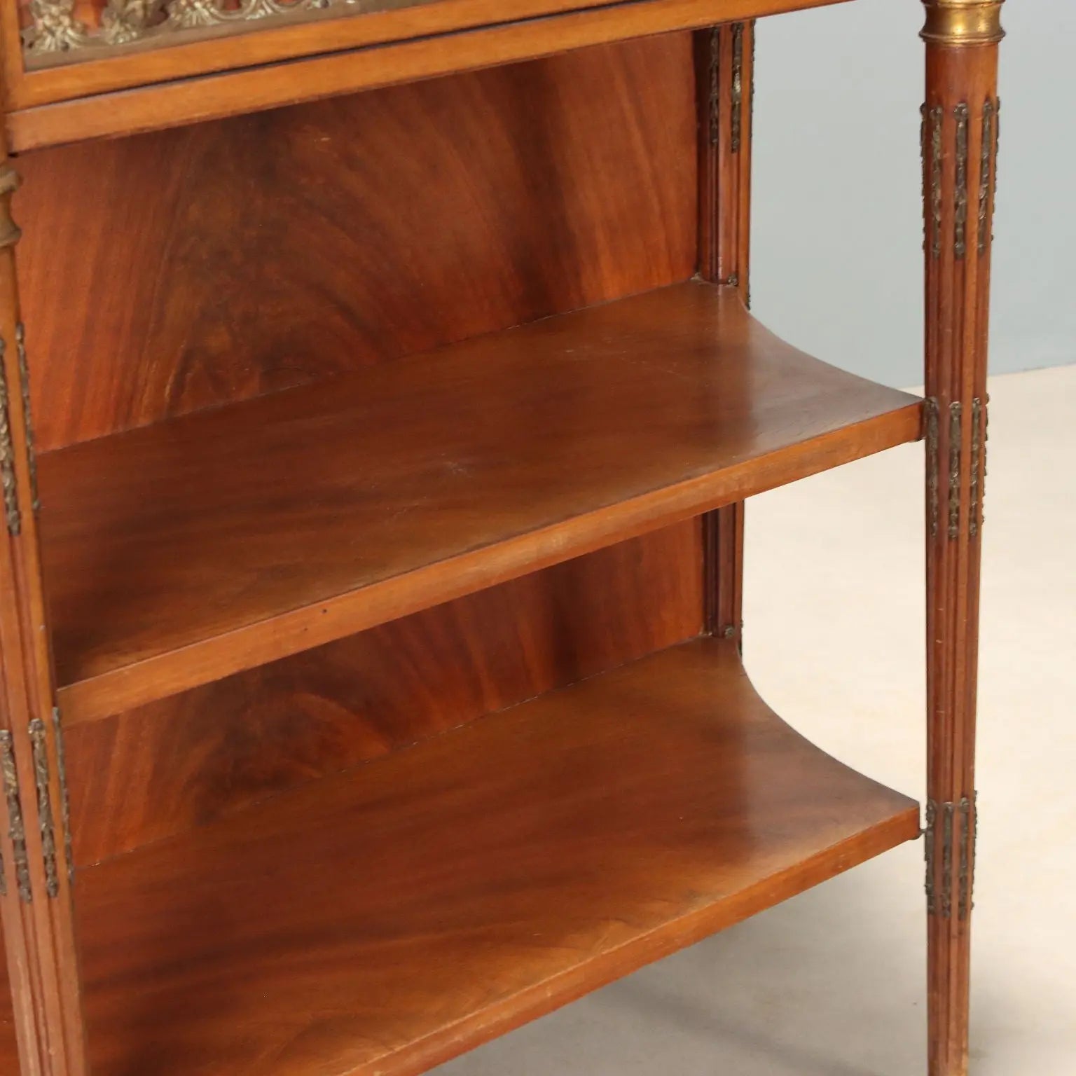 Neoclassical Mahogany and Marble Console, Early 20th Century