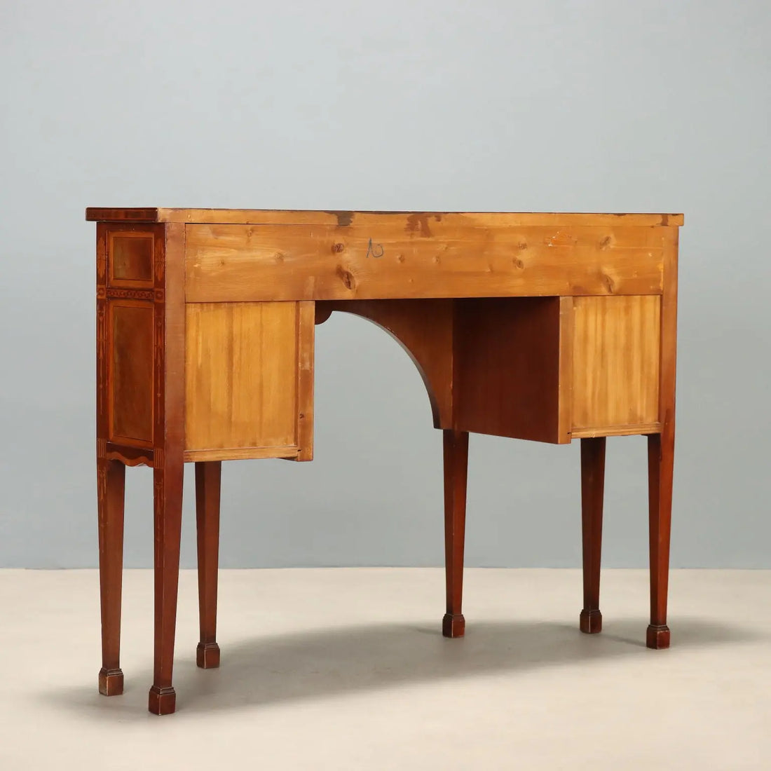 Victorian Mahogany Sideboard with Inlays, 20th Century