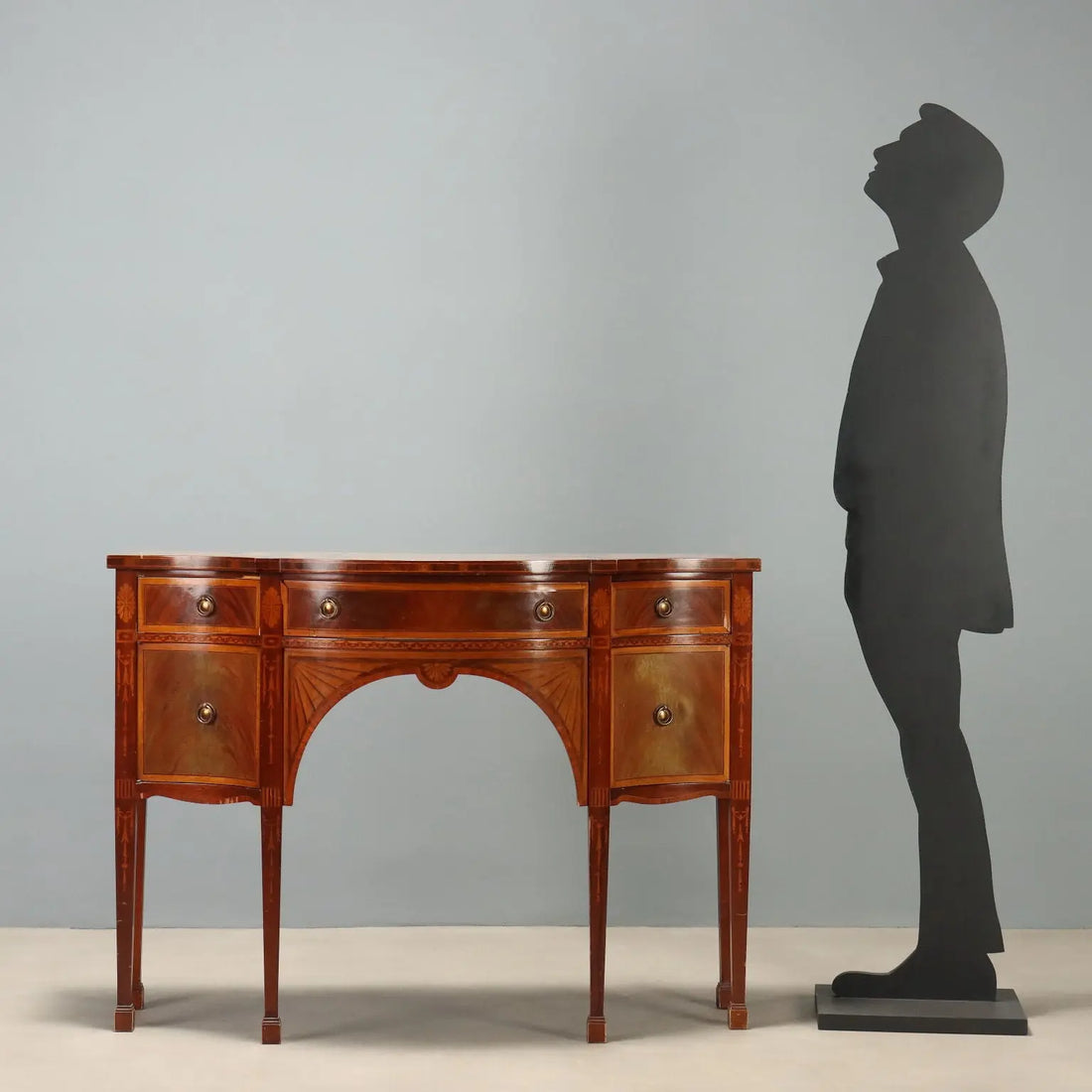 Victorian Mahogany Sideboard with Inlays, 20th Century