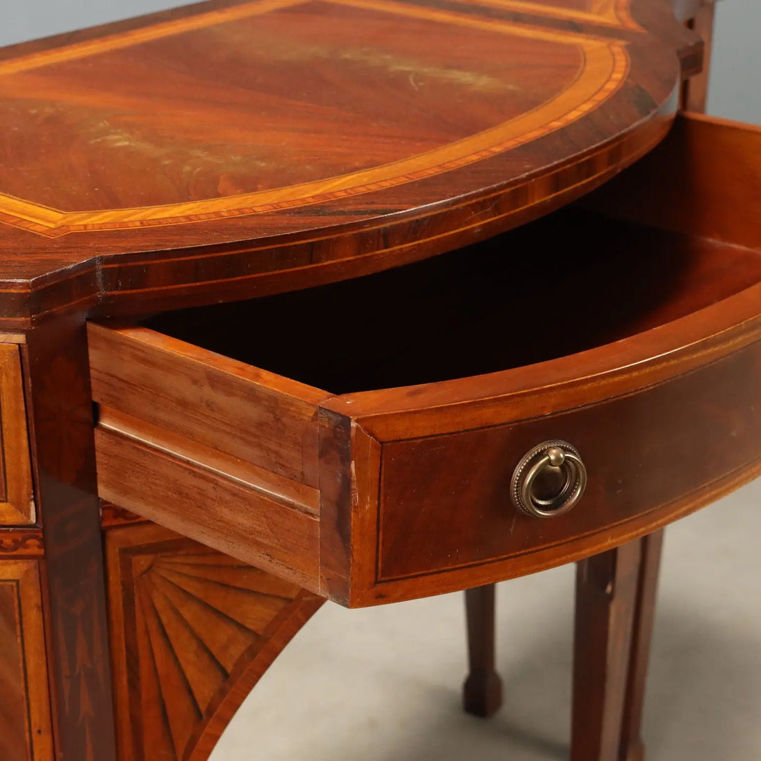 Victorian Mahogany Sideboard with Inlays, 20th Century