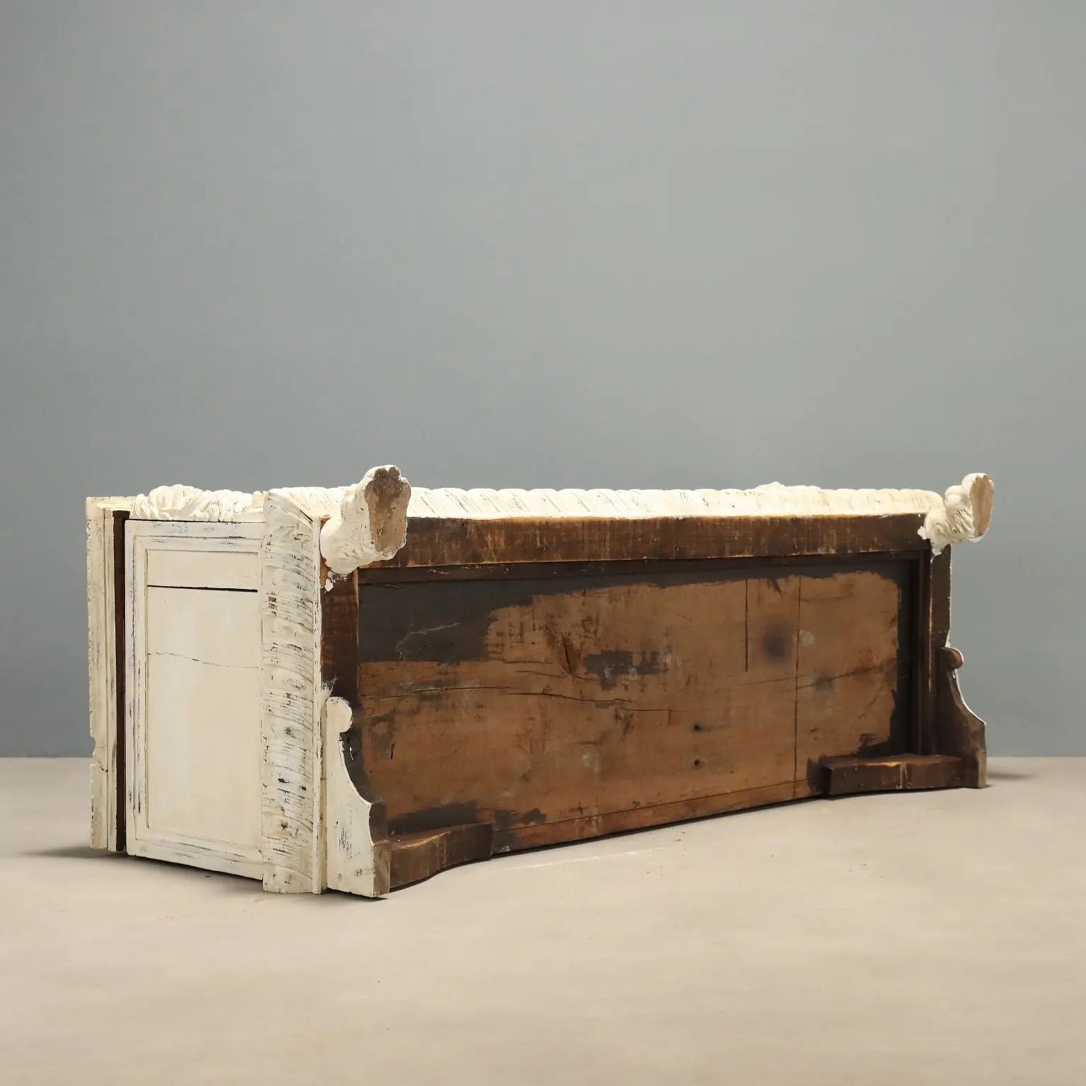 Antique Neo-Renaissance Chest Lacquered Poplar Italy XIX Century