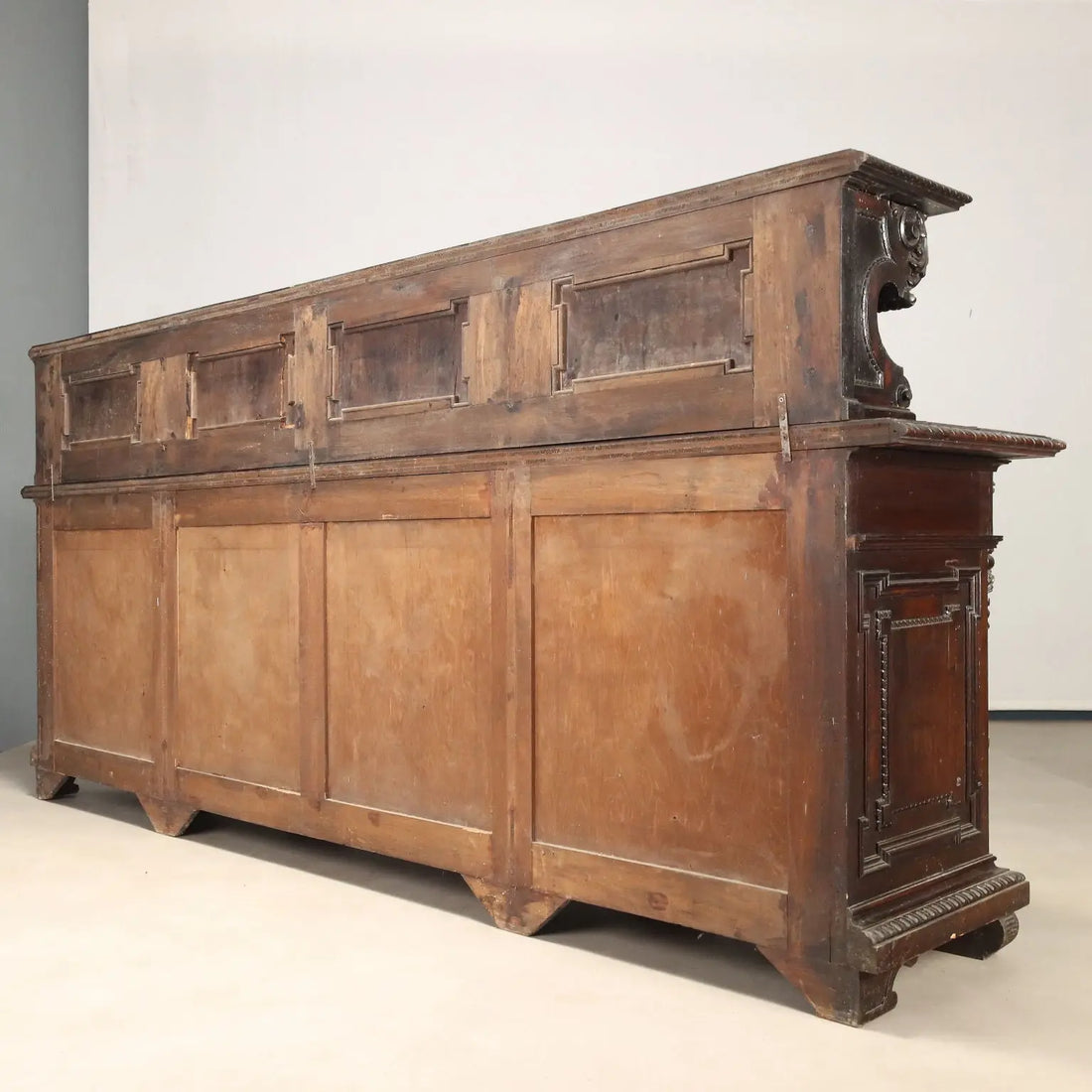 Antique Cupboard Neo-Renaissance Walnut Italy XIX Century