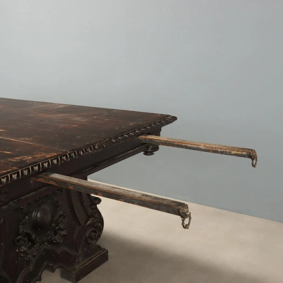 Antique Table Neo-Renaissance Walnut Italy Late XIX Century