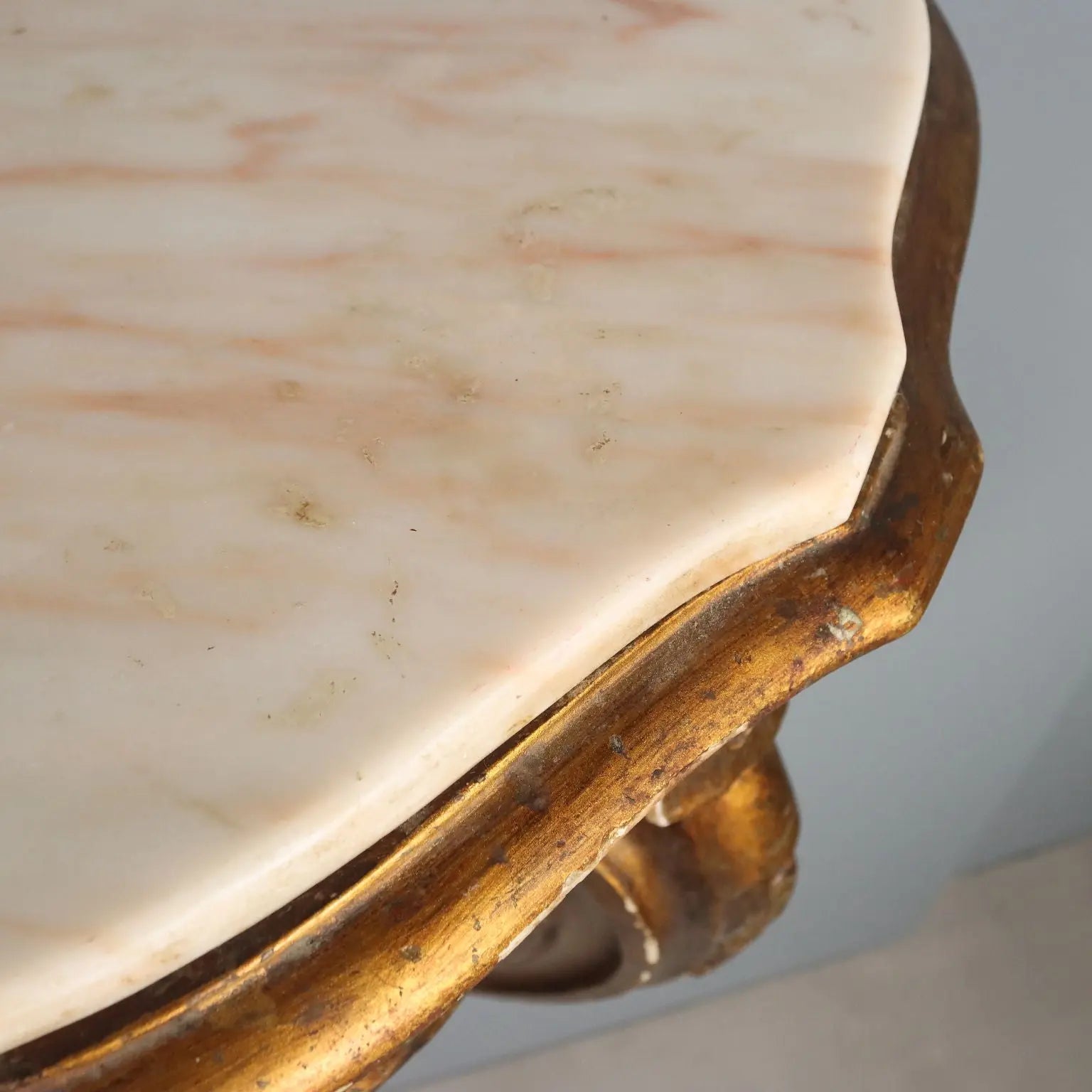 Pair of Giltwood Consoles - Italy 19th Century
