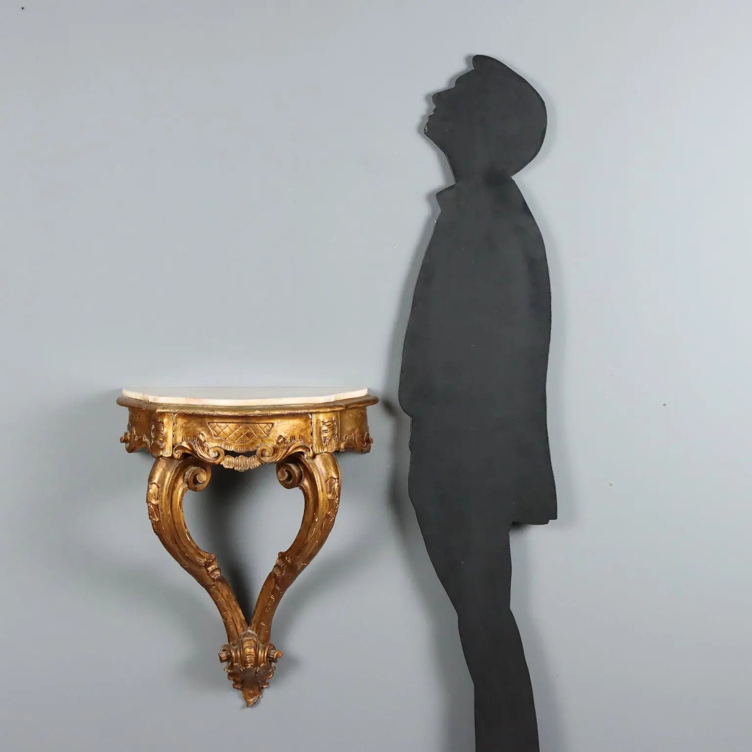 Pair of Giltwood Consoles - Italy 19th Century
