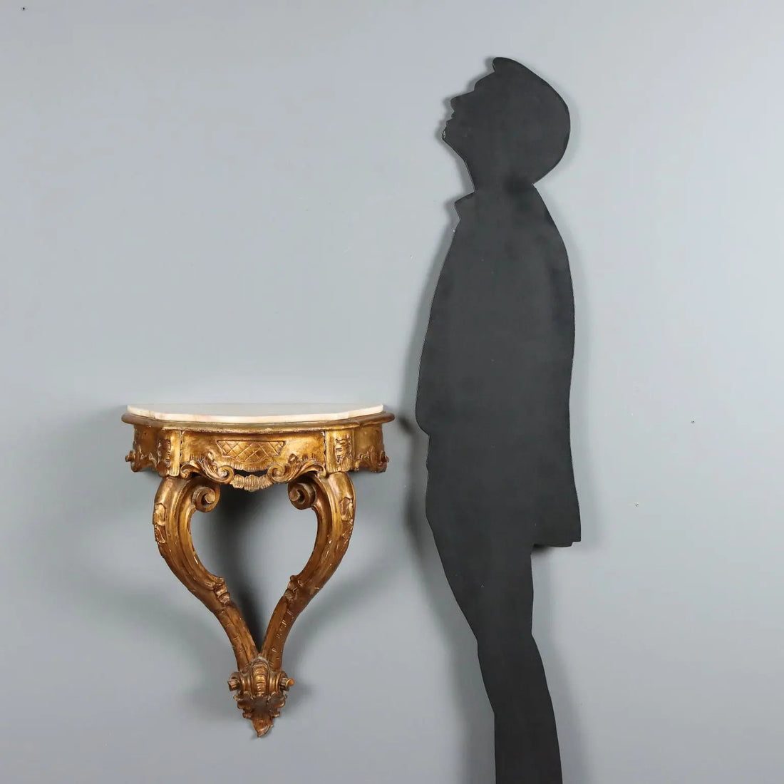 Pair of Giltwood Consoles - Italy 19th Century