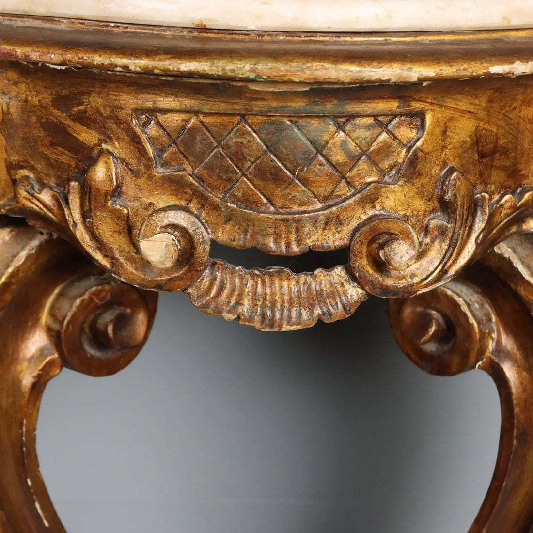 Pair of Giltwood Consoles - Italy 19th Century