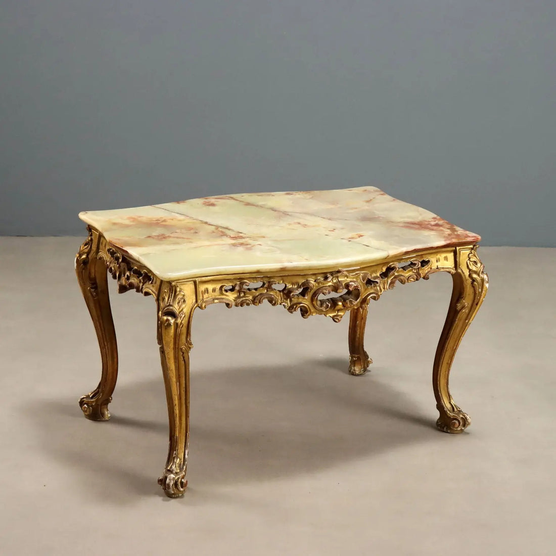 Barocchetto Table with Alabaster Top