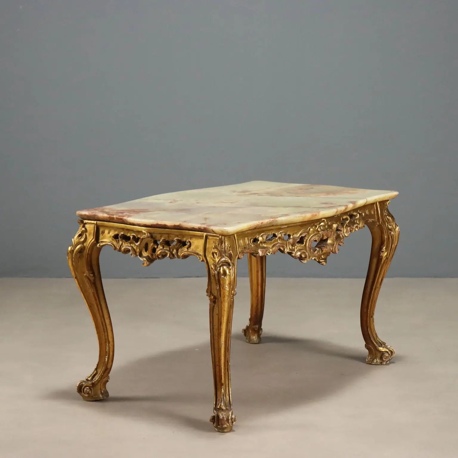 Barocchetto Table with Alabaster Top