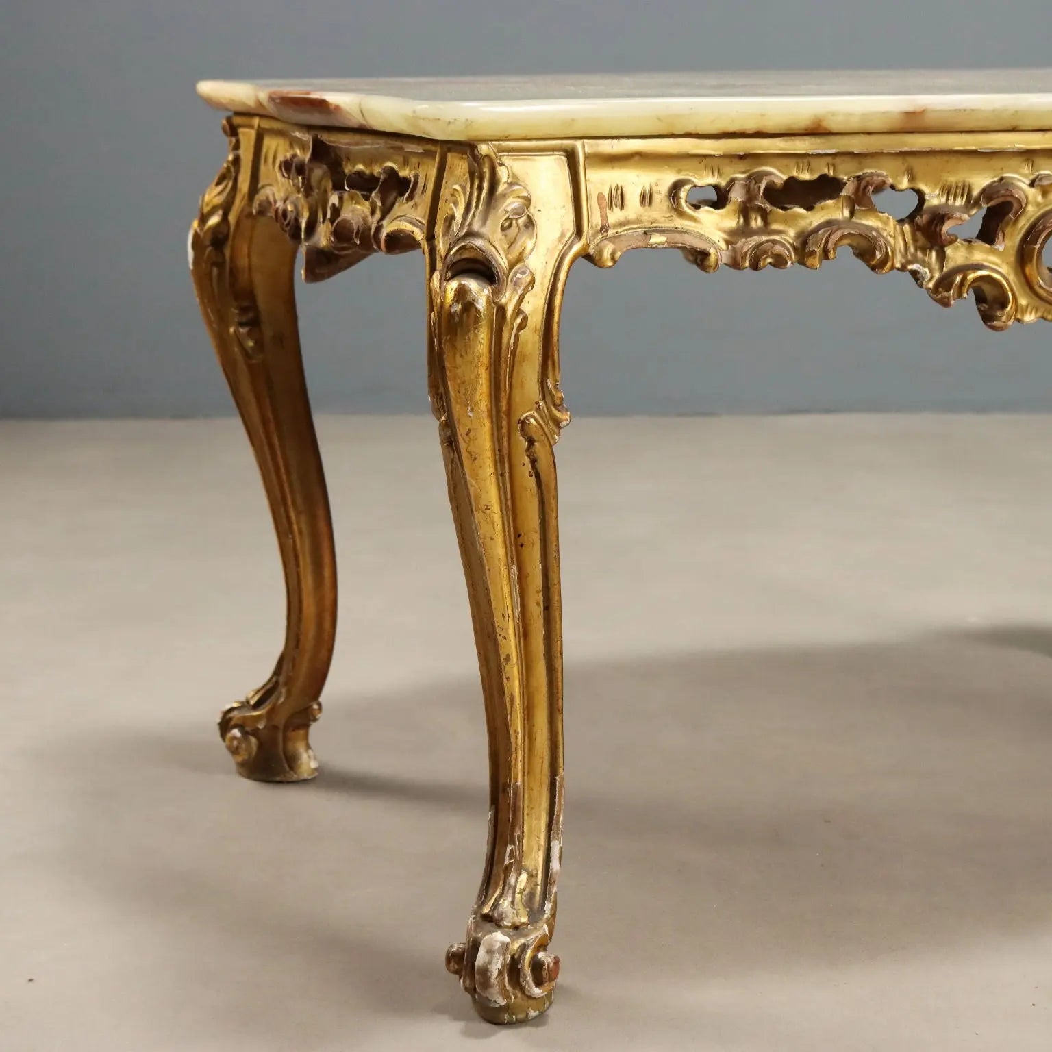Barocchetto Table with Alabaster Top