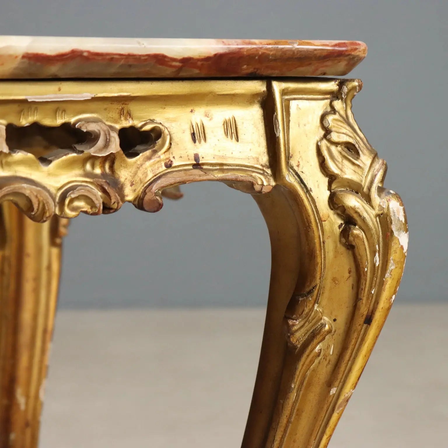 Barocchetto Table with Alabaster Top