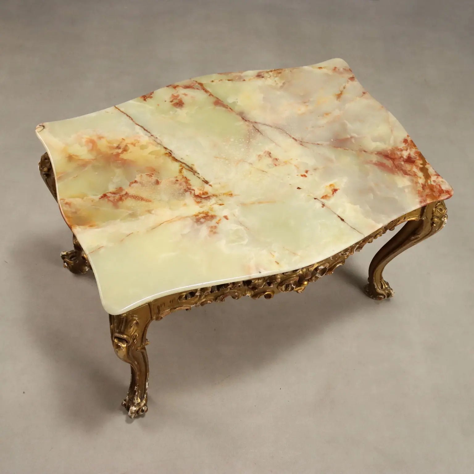 Barocchetto Table with Alabaster Top