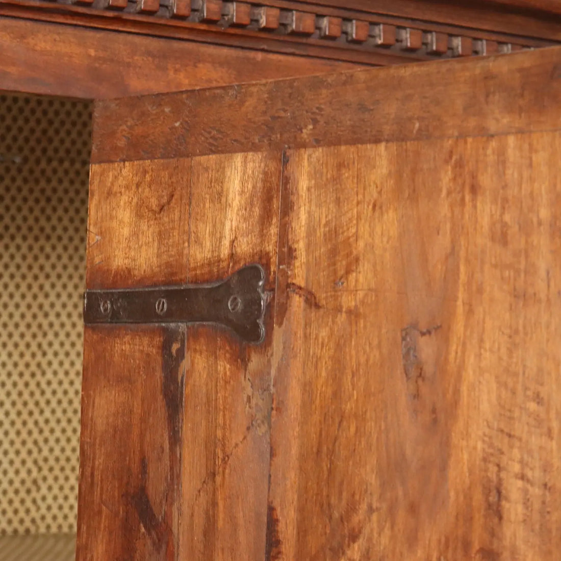 Antique Cupboard Baroque Style Walnut Poplar Italy XX Century