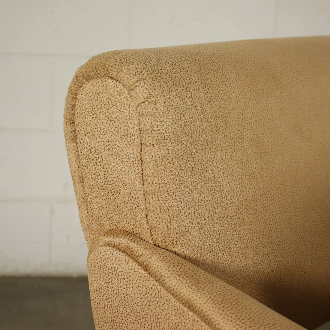 Pair Of Armchairs Foam Leatherette Italy 1950s 1960s | Antiques | Seating