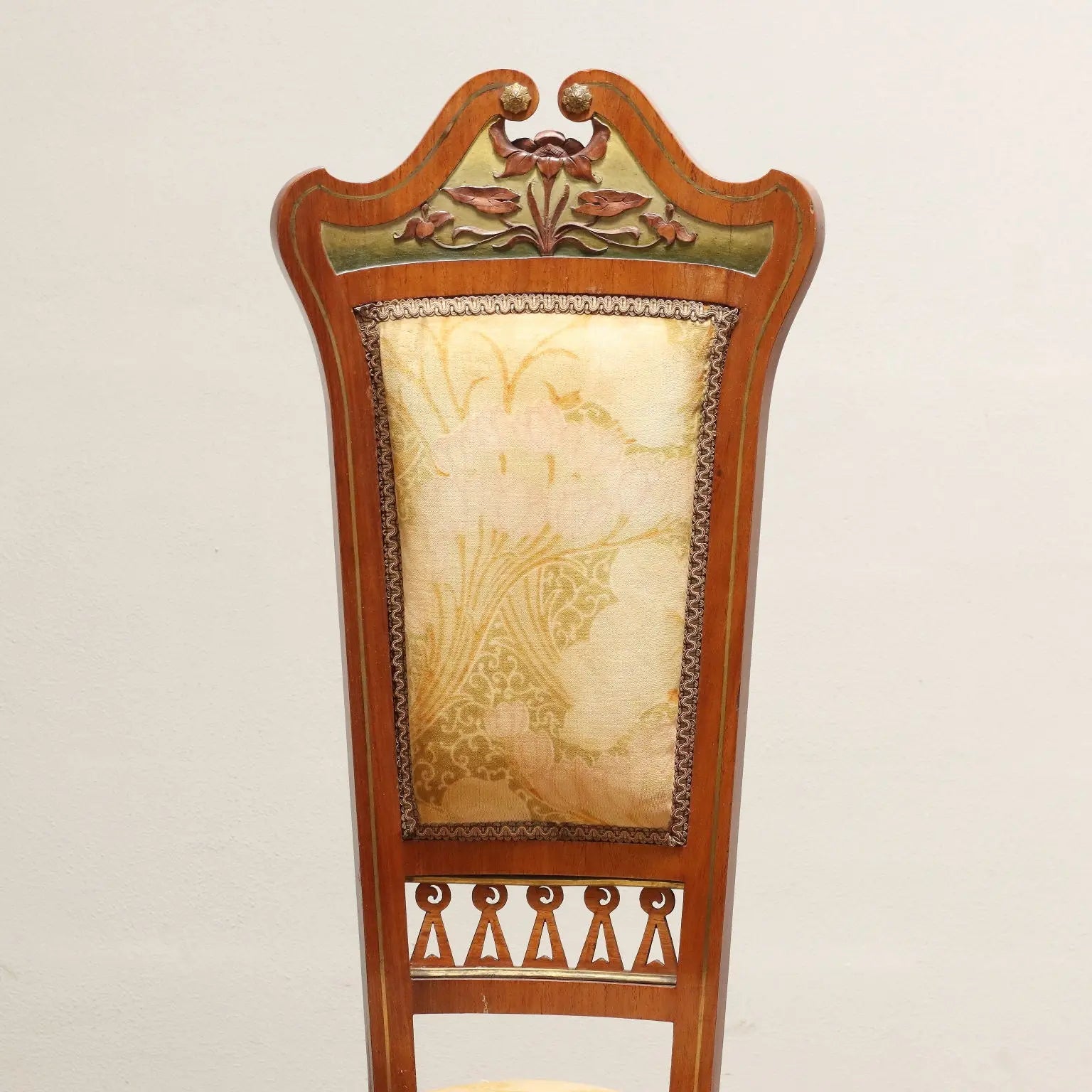 Group of Chairs and Armchairs Art Nouveau Italy XIX Century - Pair of Armchairs and Four Chairs | Antiques | Seating