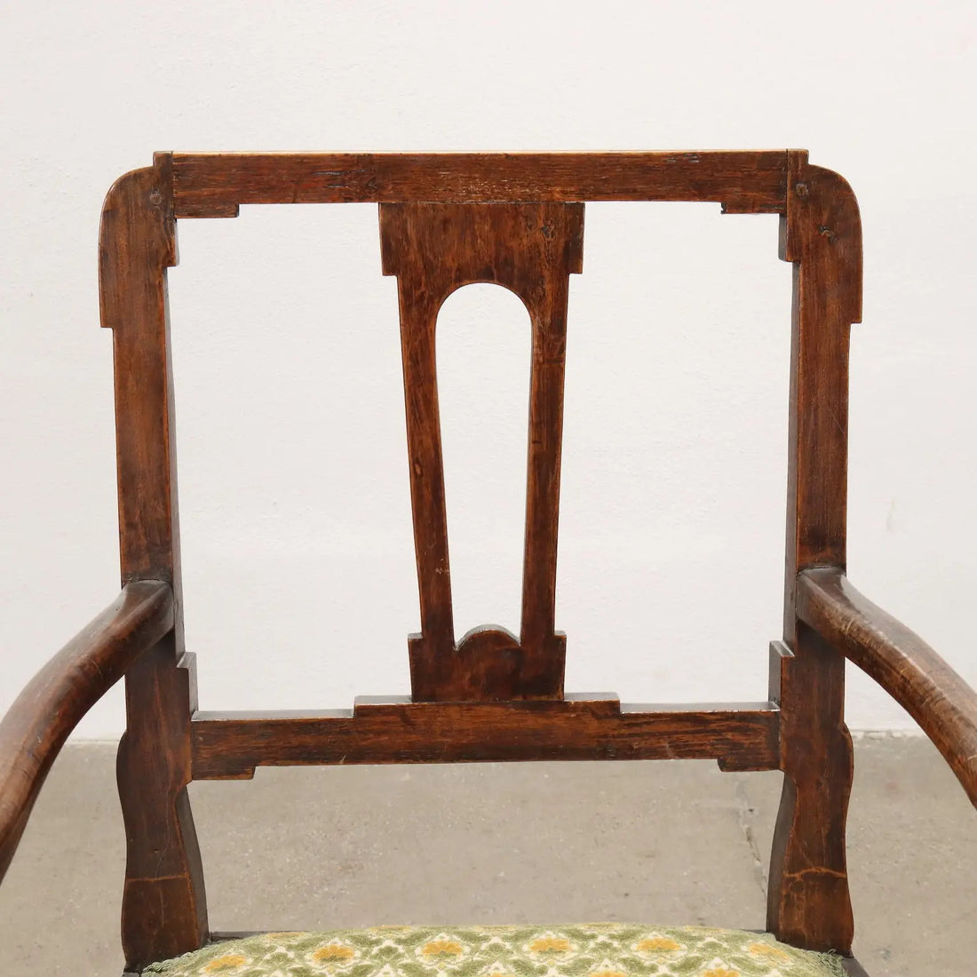 Ancient Armchair from the Directoire Cloth Italy Late XIX Century