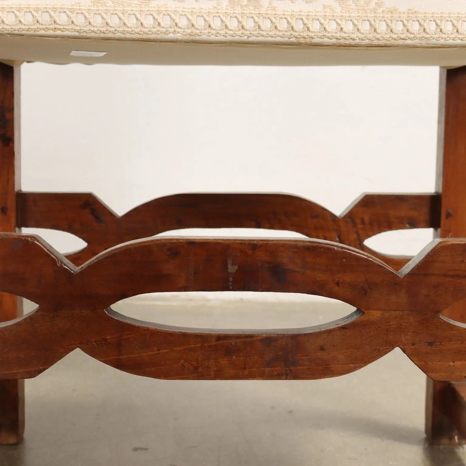 Set of 3 Armchairs and a Chair in Walnut, Italy 1800