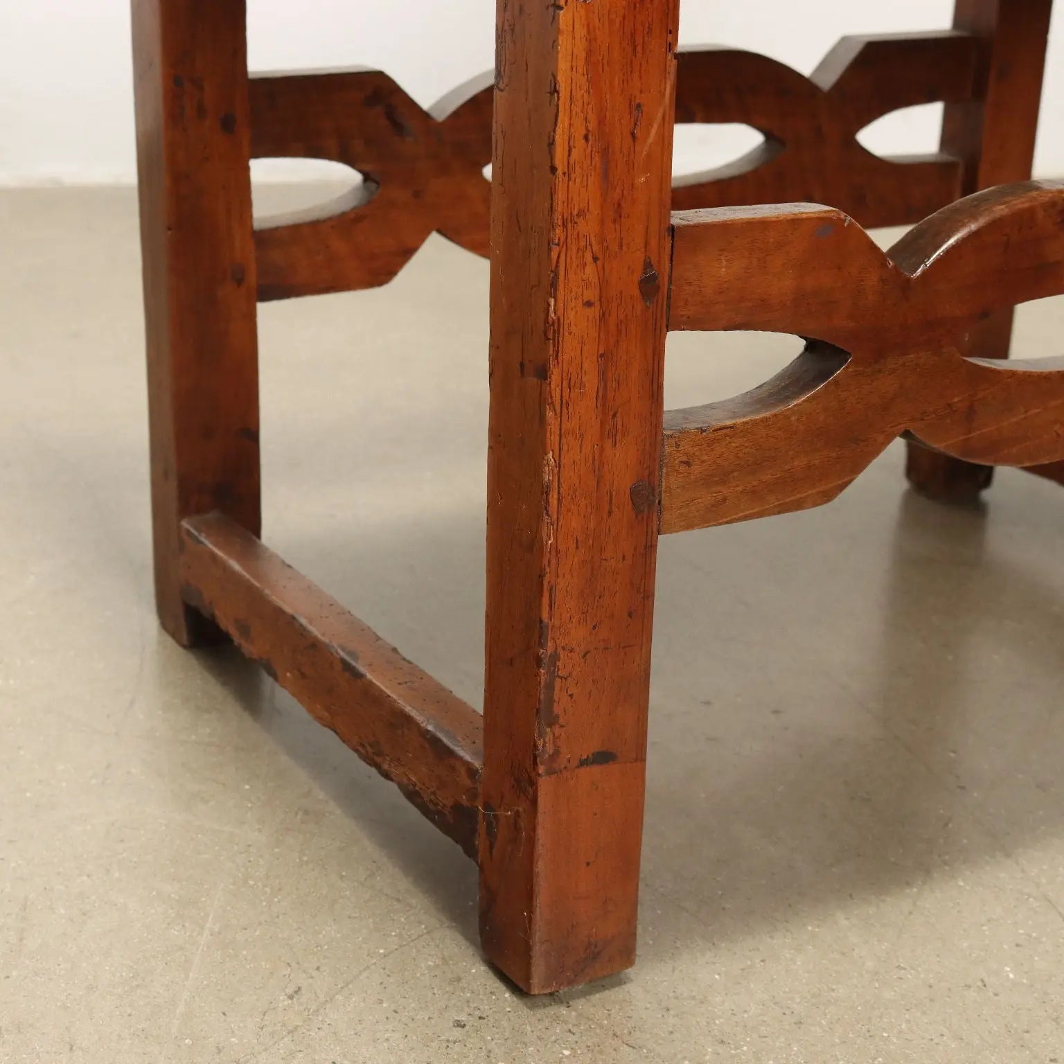 Set of 3 Armchairs and a Chair in Walnut, Italy 1800